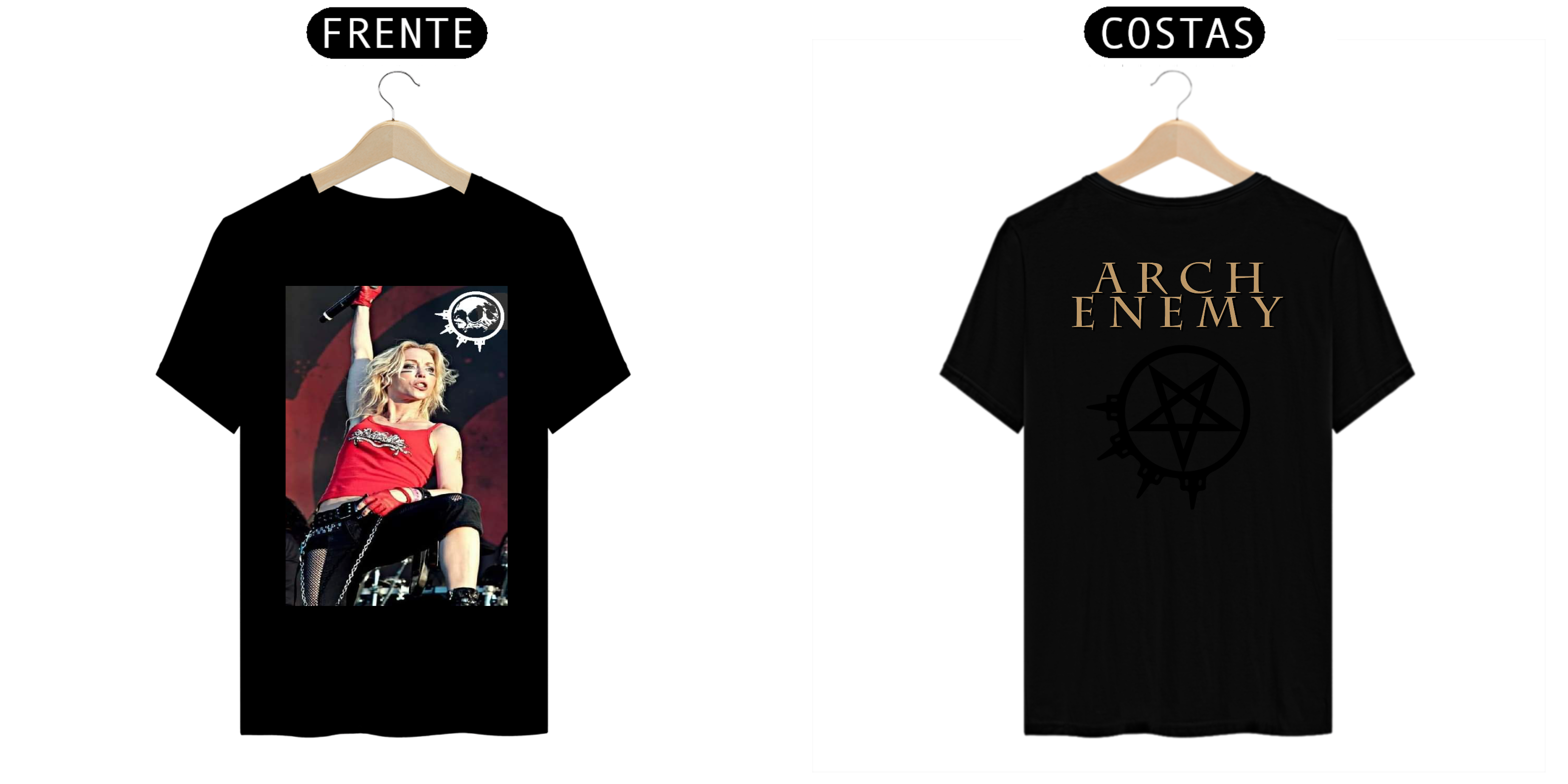 Nome do produto  Camiseta Arch Enemy Angela Gossow