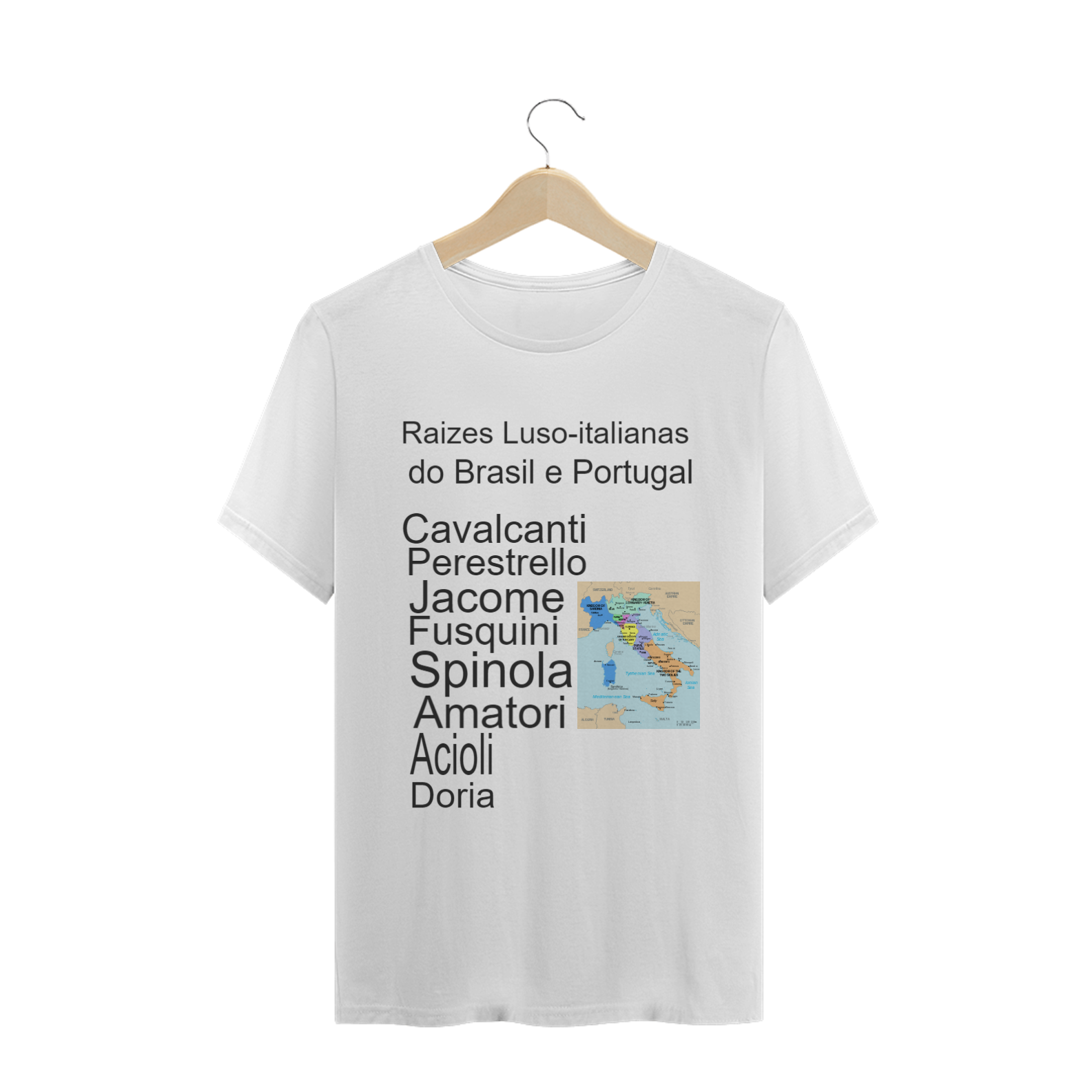Nome do produto  Camiseta Origens - luso-italianos 