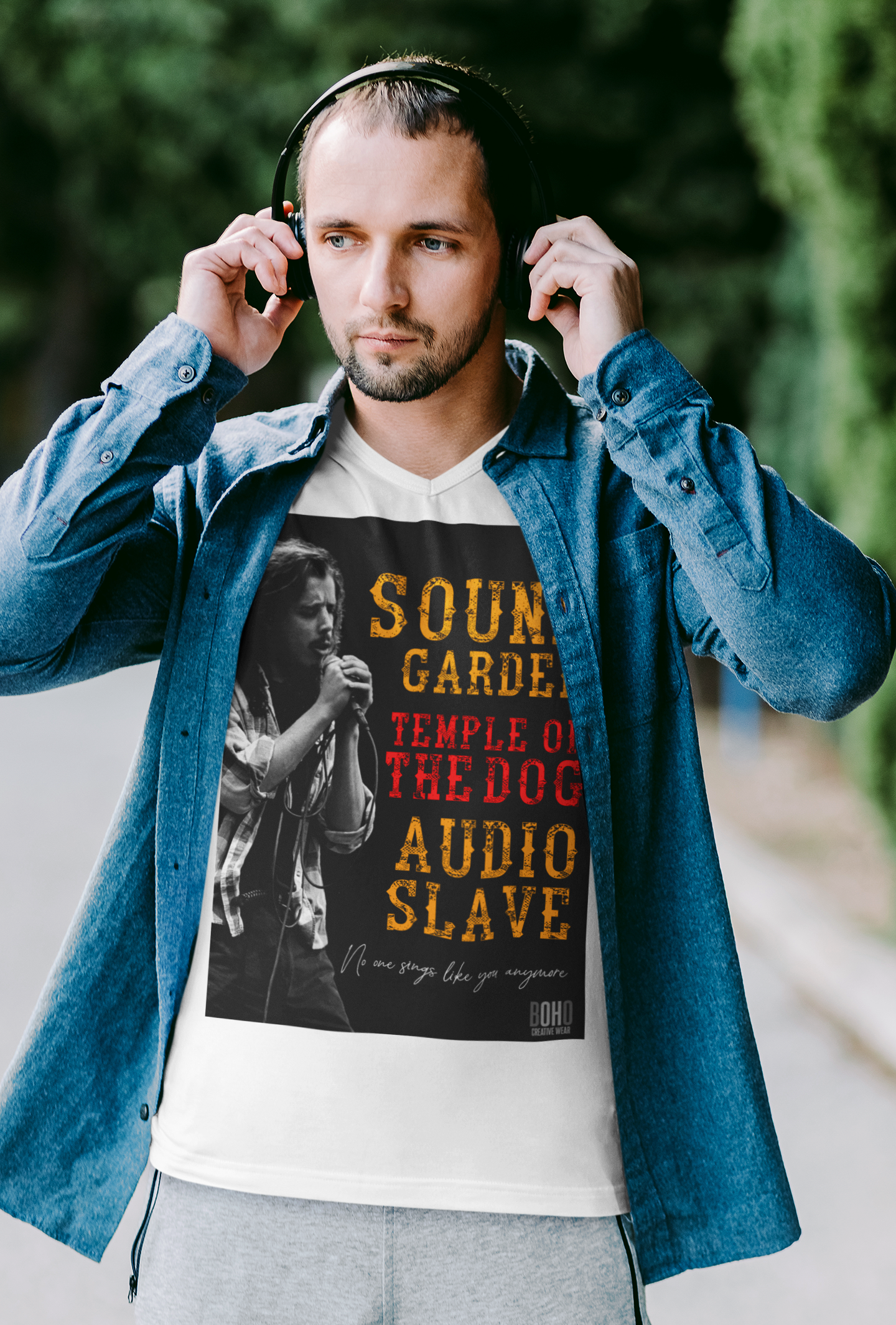 Camisa Branca Chris Cornell
