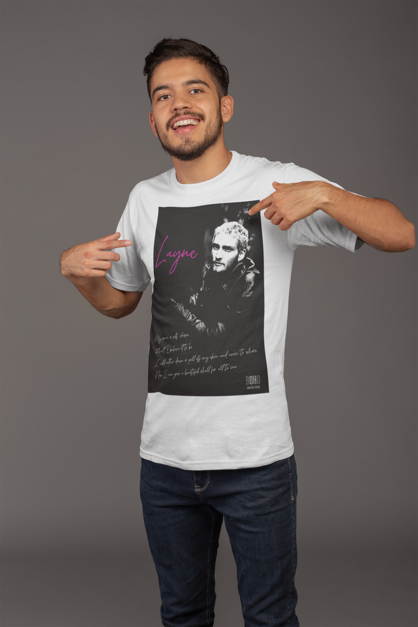 Camisa Branca Layne Staley