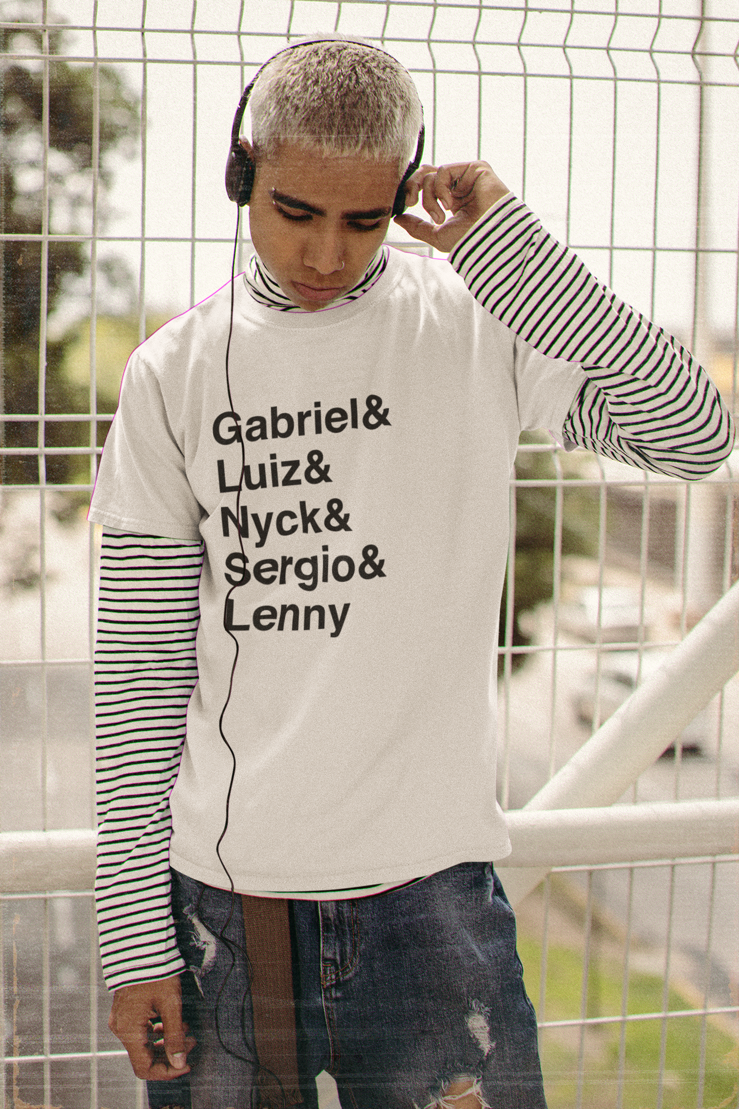 Camisa Membros da Black Circle (Branco)