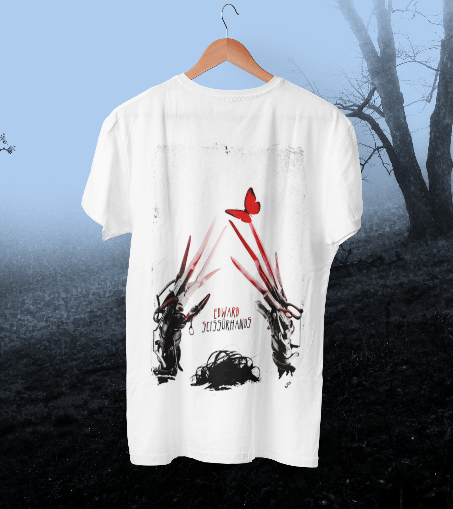 Camisa Branca Edward Mãos de Tesoura