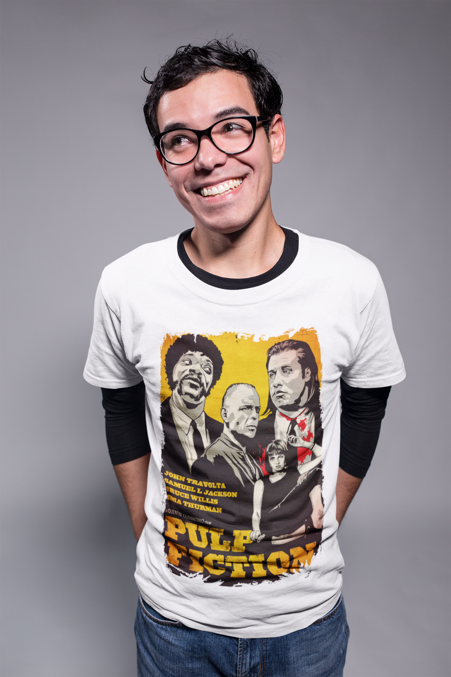Camisa Branca Pulp Fiction