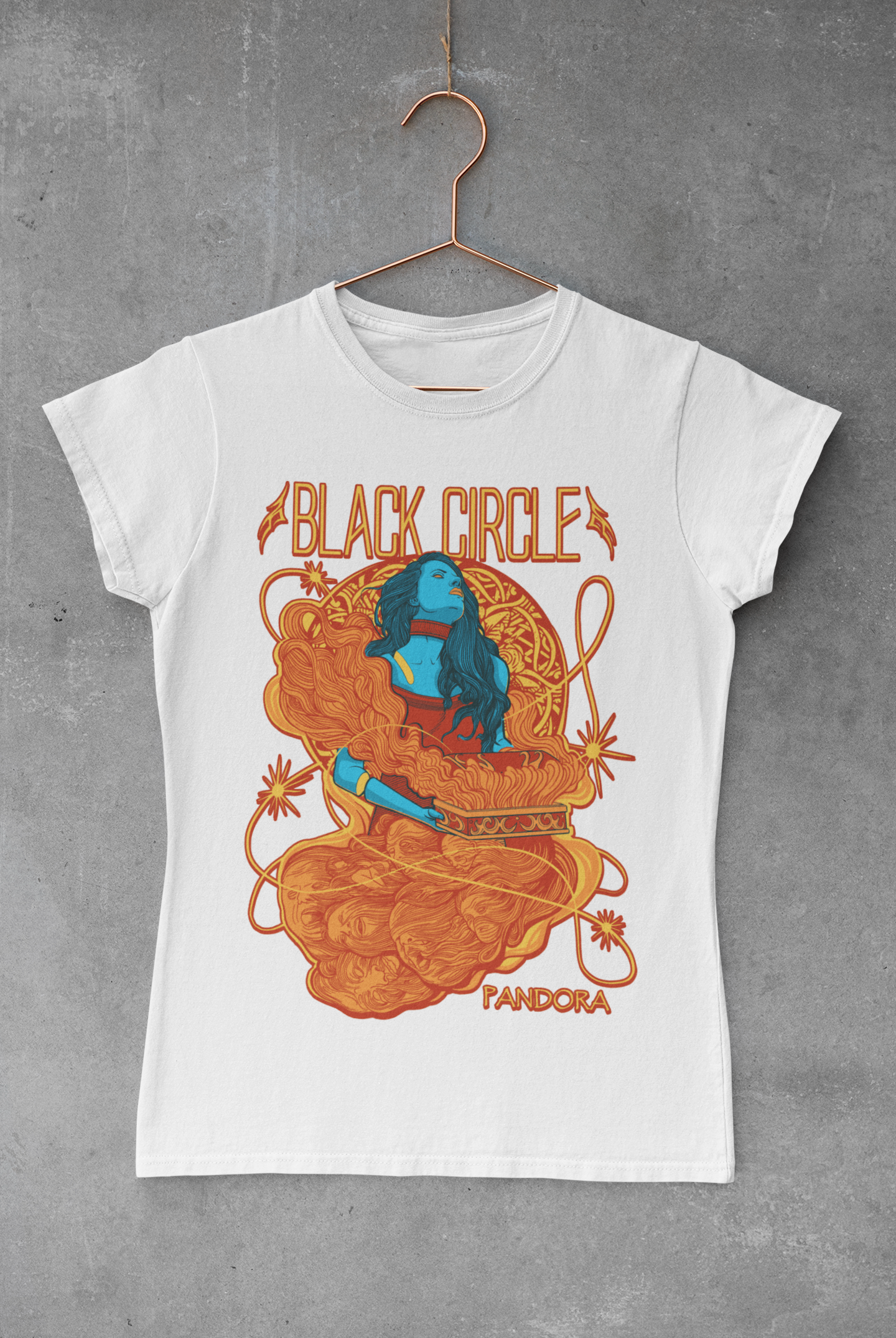 Baby Long Branca Black Circle Pandora