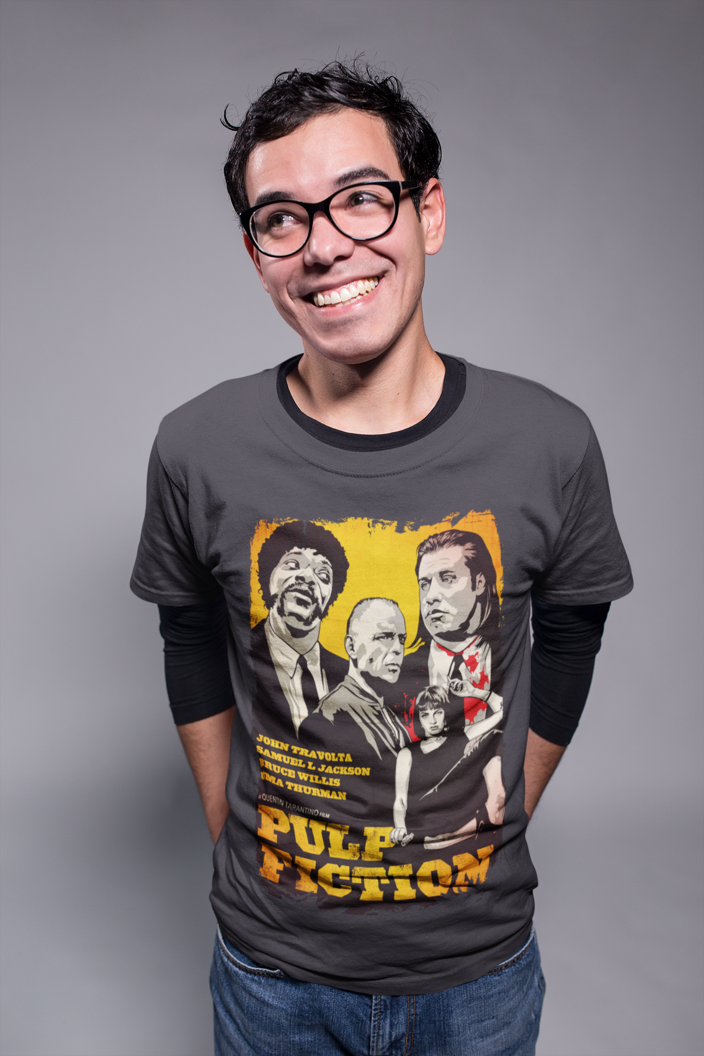 Camisa ESTONADA Pulp Fiction (Cores)