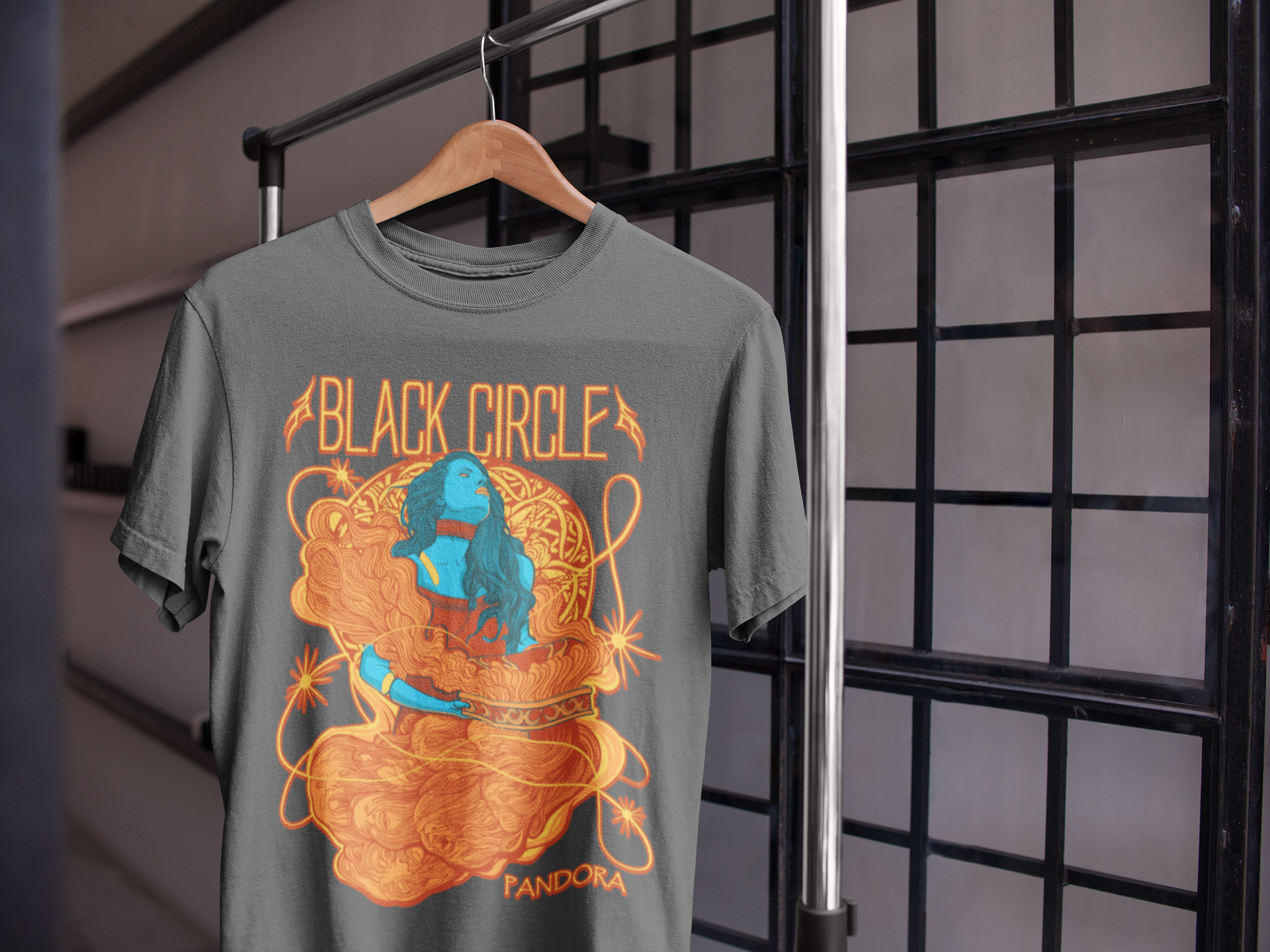 Camisa ESTONADA Black Circle Pandora (Cores)