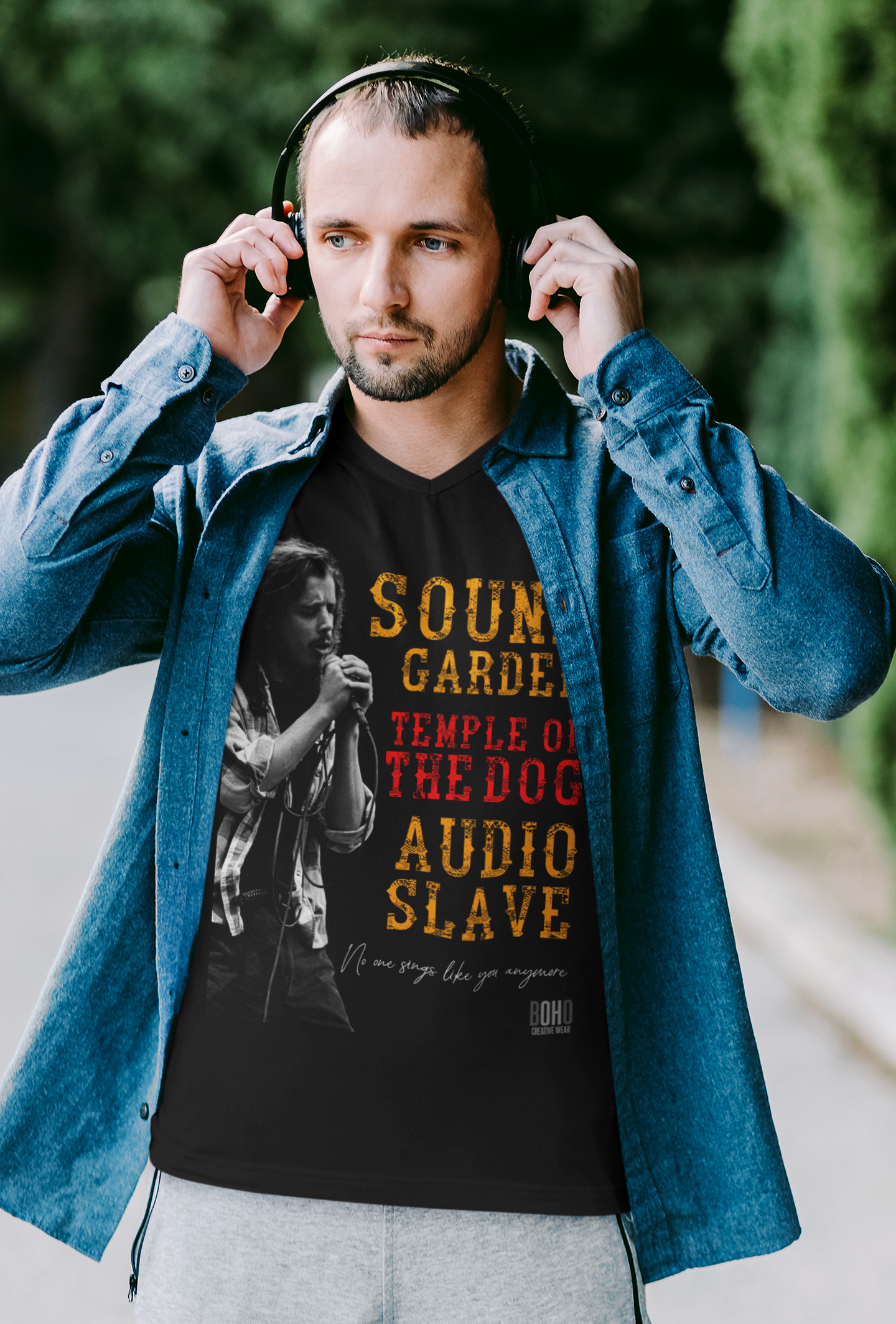 Camisa Preta Chris Cornell