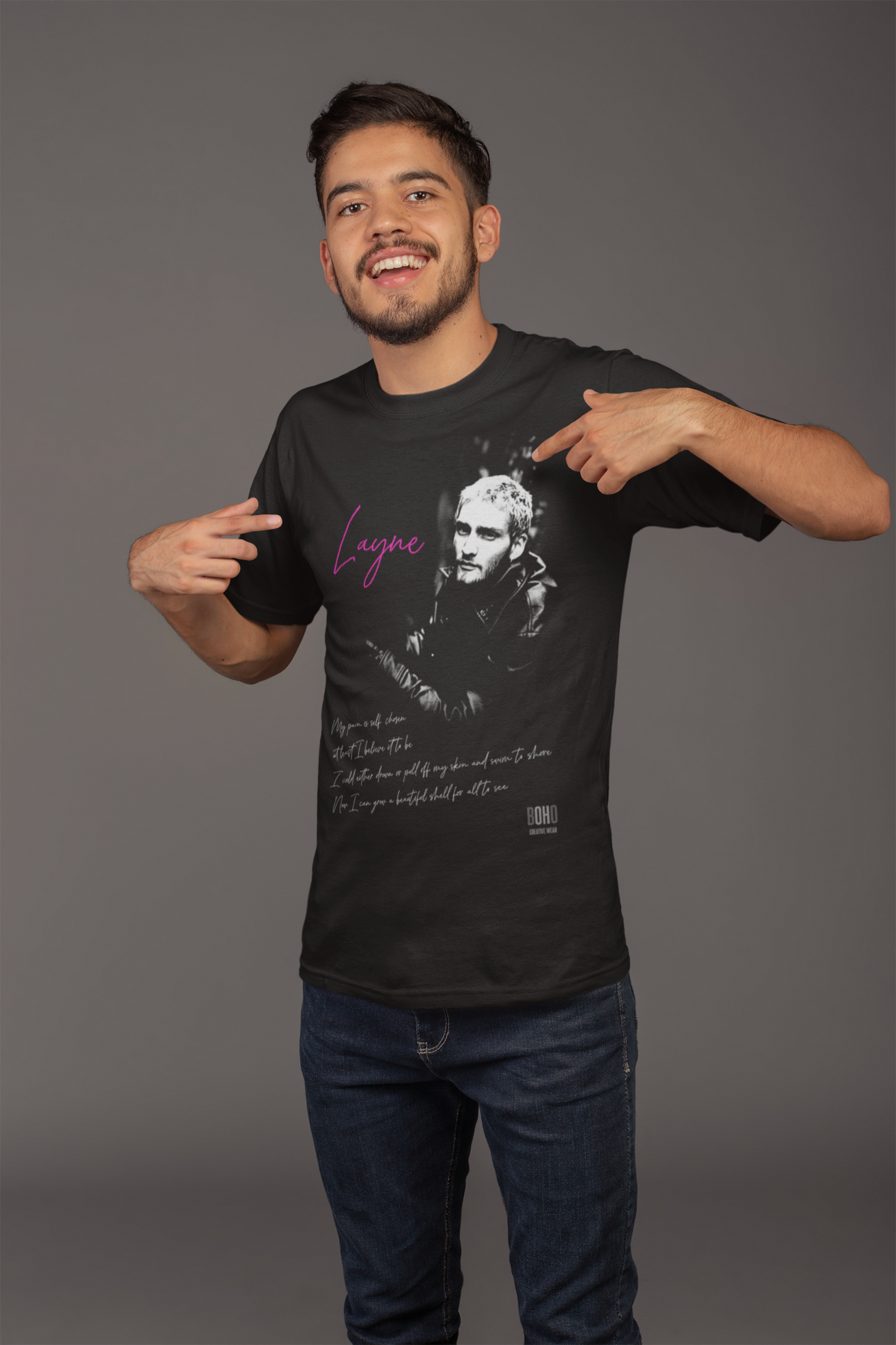 Camisa Preta Layne Staley