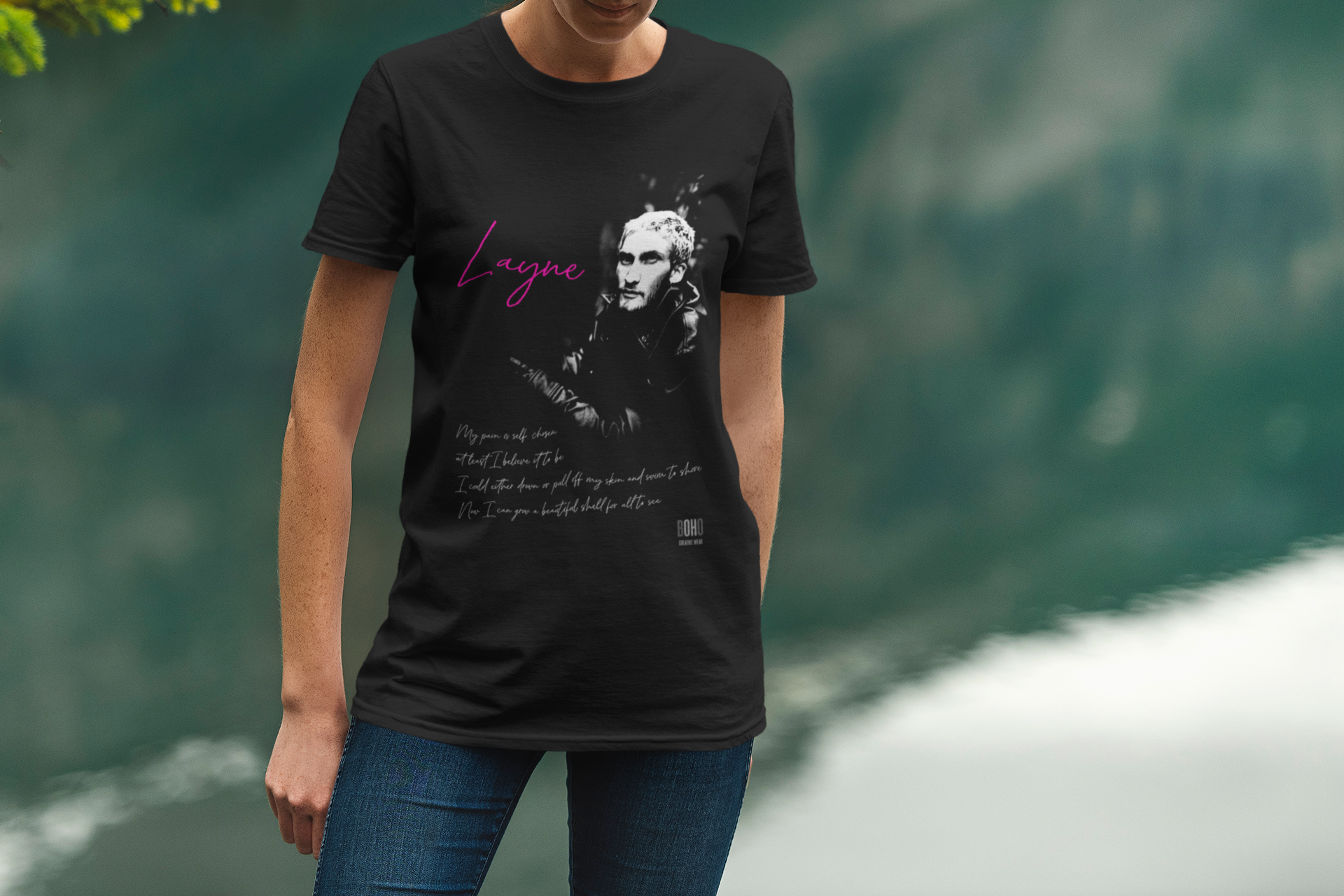 Baby Long Preta Layne Staley