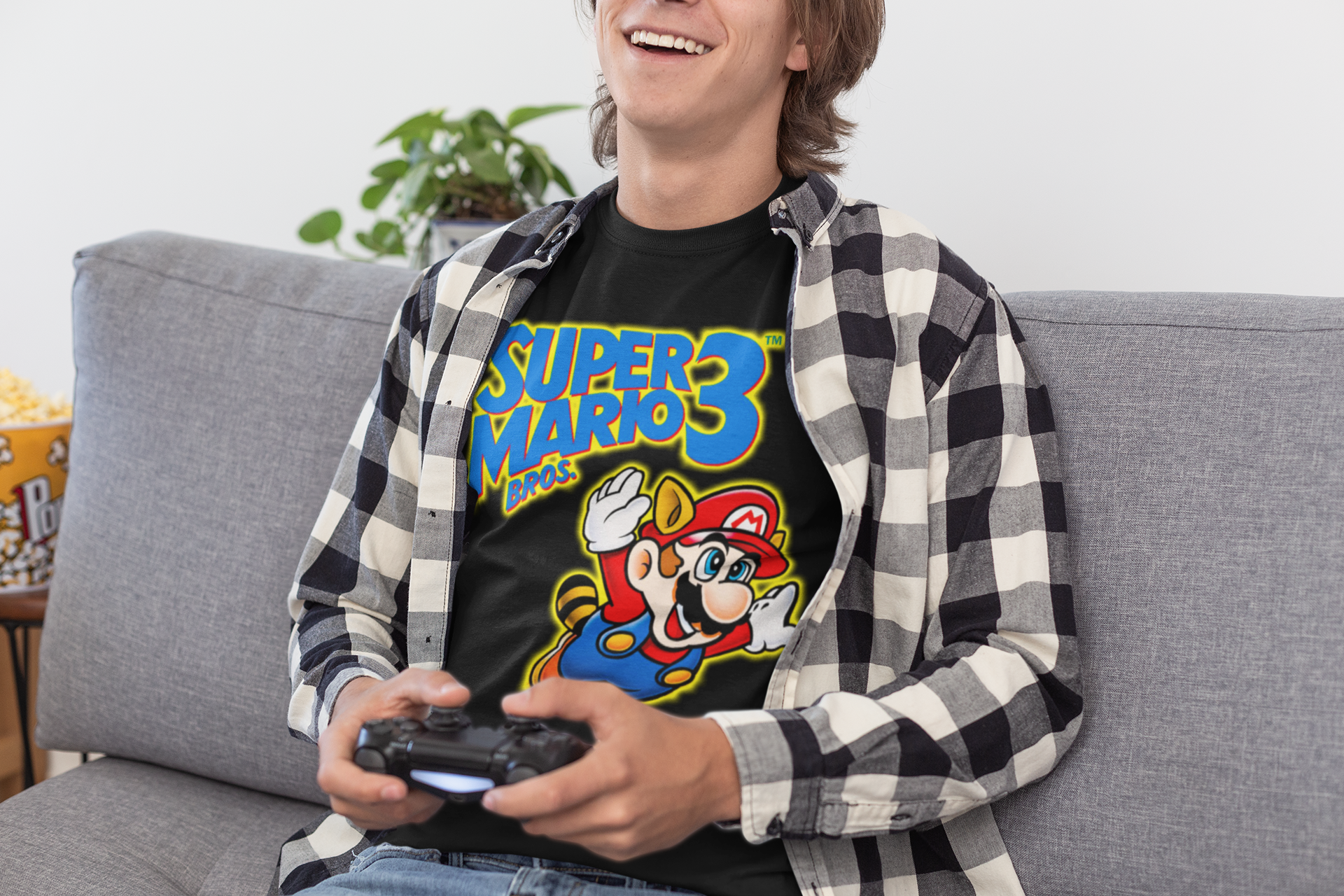 Camisa Super Mário Bros. 3 (Cores)