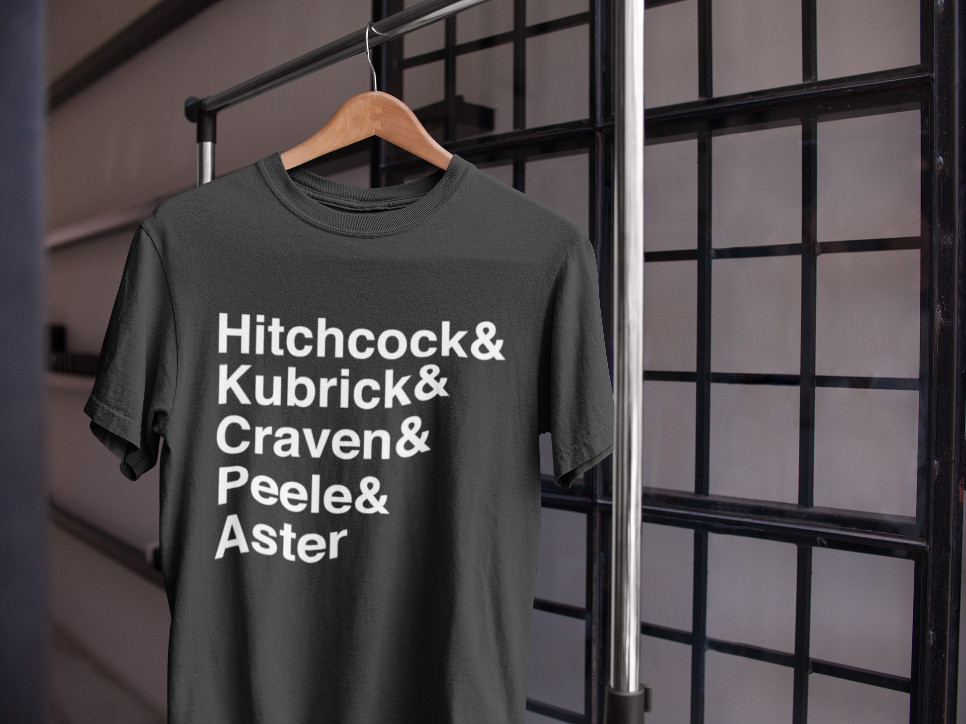 Camisa Preta Diretores de Terror