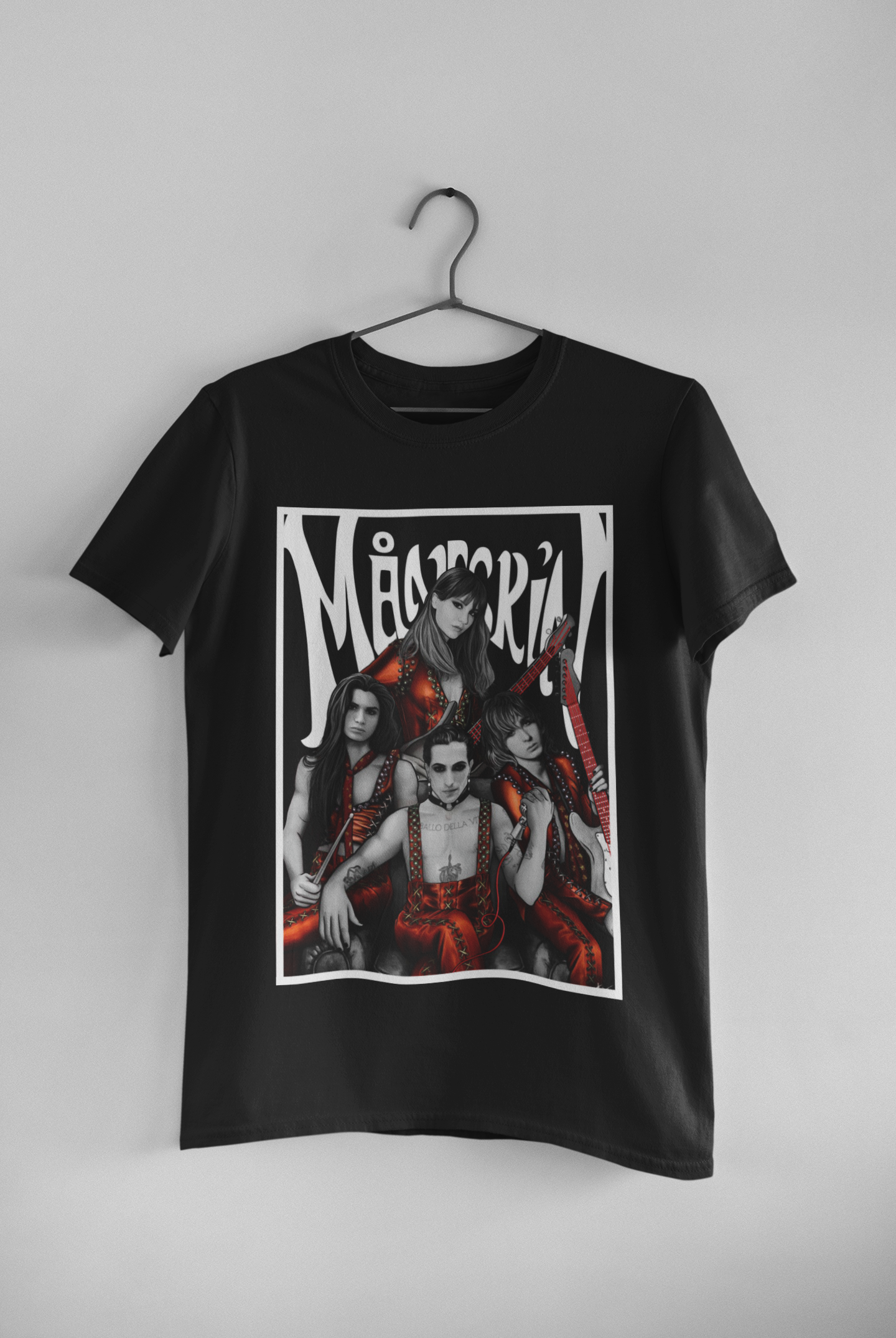 Camisa Preta Maneskin