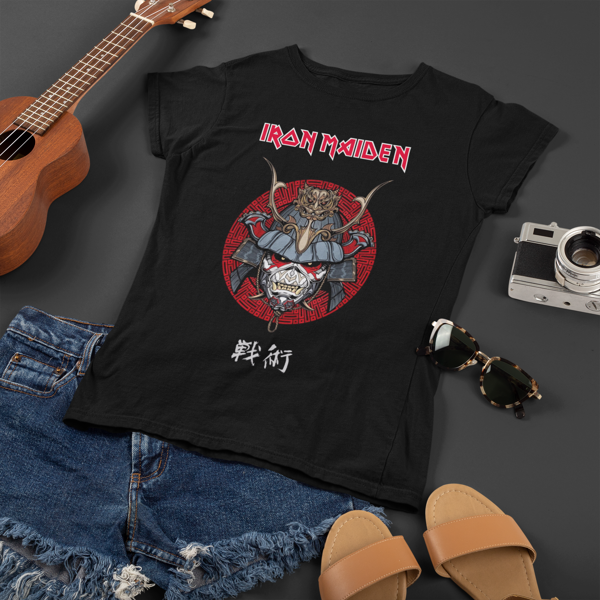 Baby Long Preta Iron Maiden