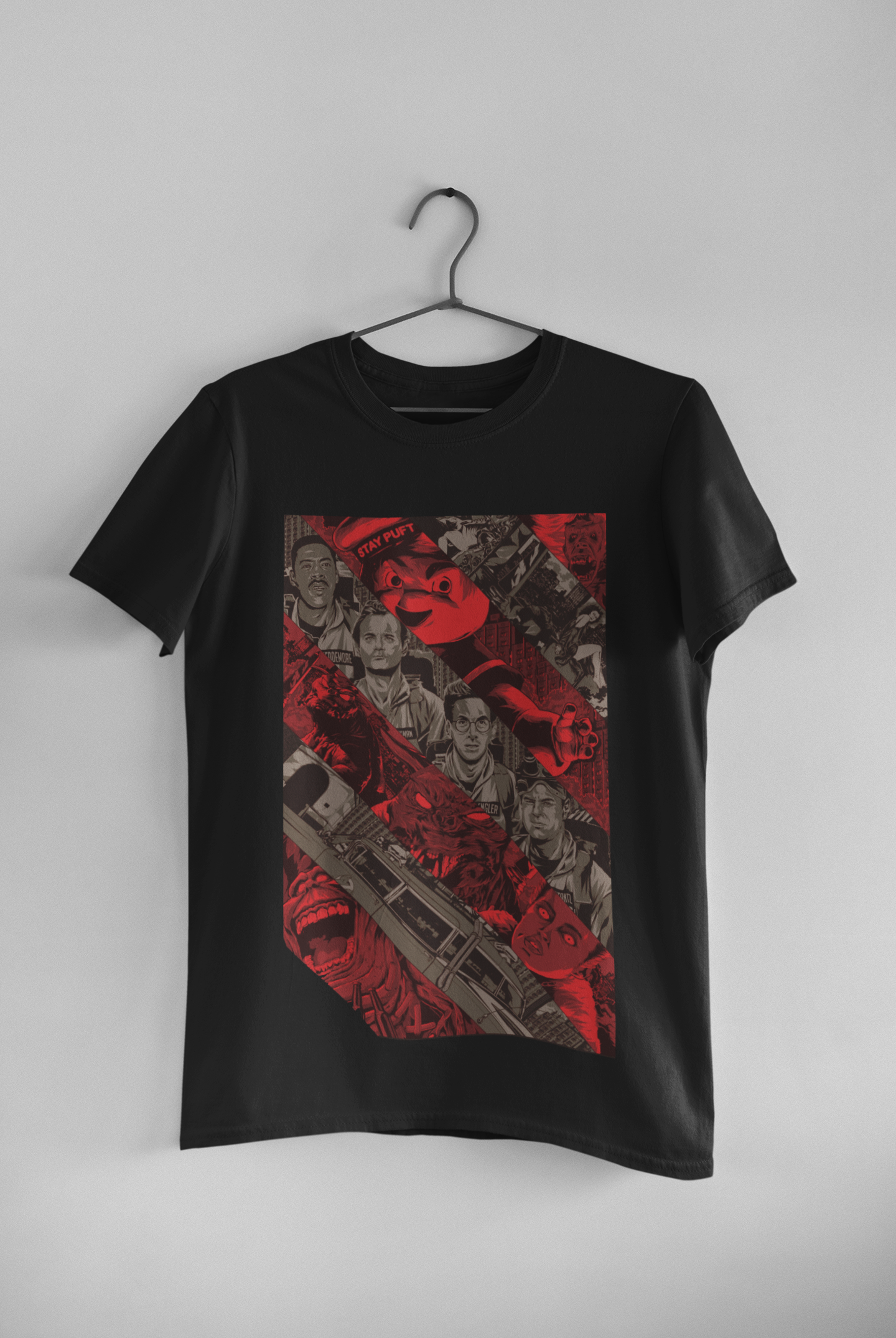 Camisa Os Caça-fantasmas (preta ou branca)