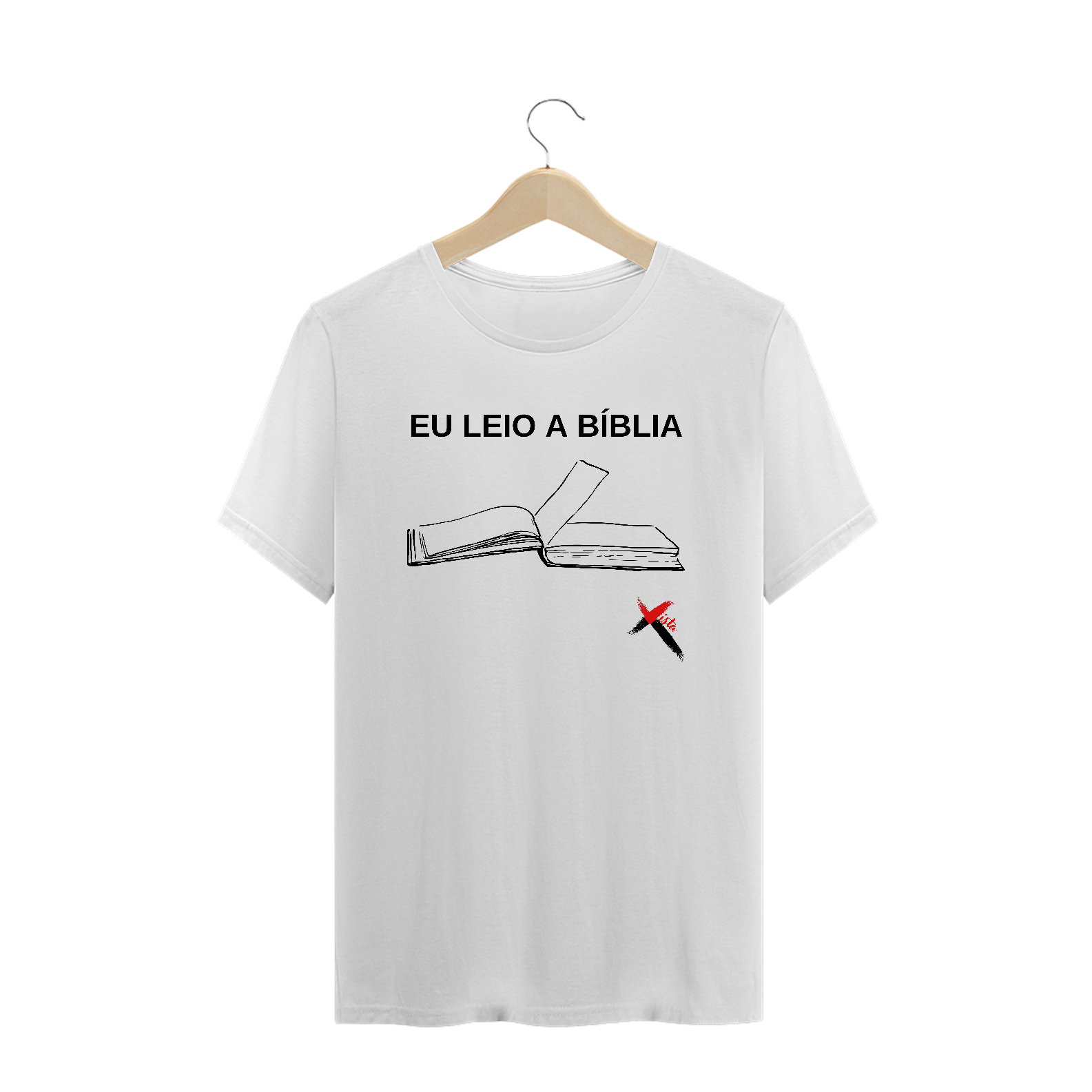 Camisa eu leio a Bíblia branca