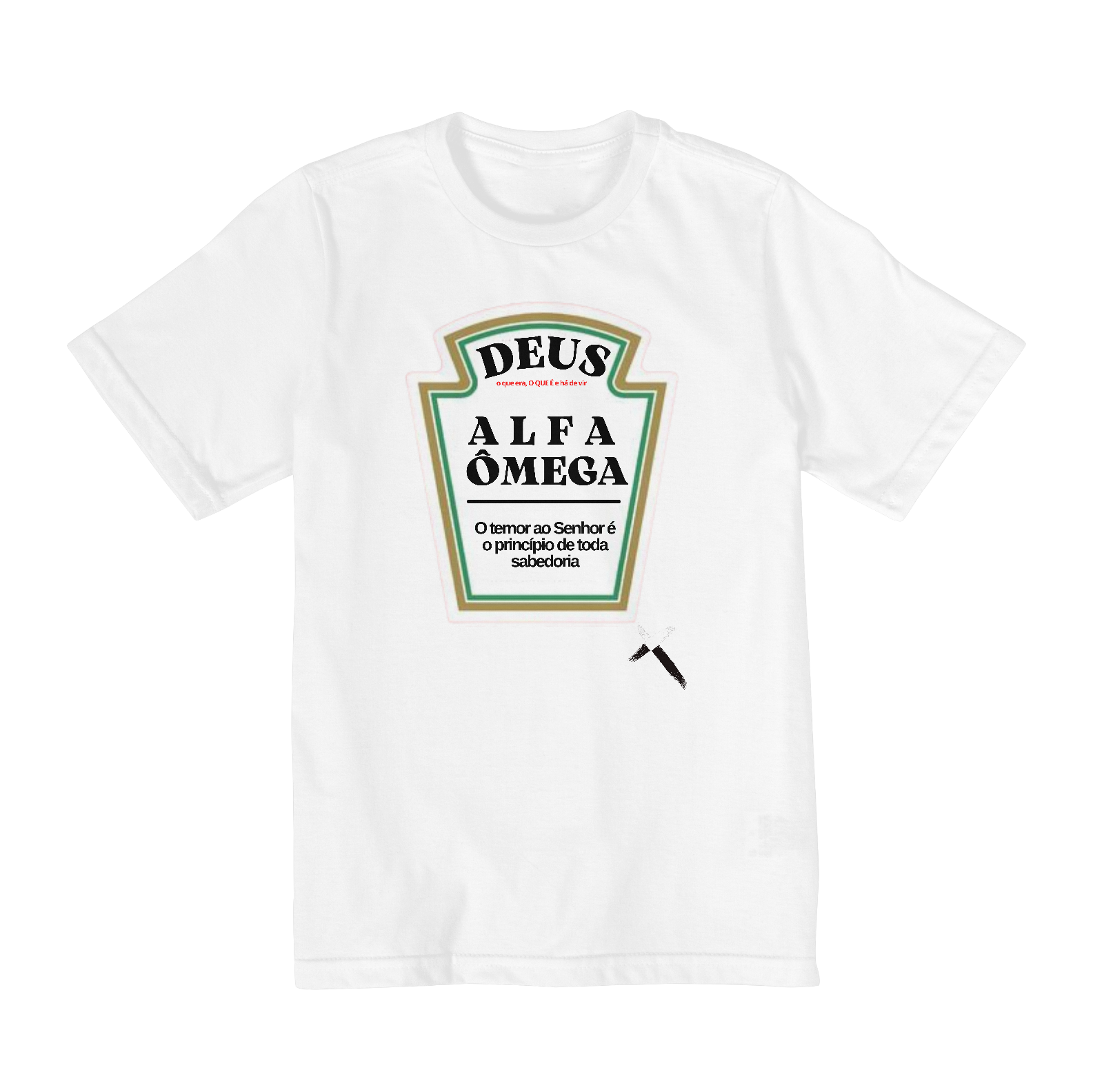 Camisa Infantil Ketchup, Maionese ou Mostarda - Deus