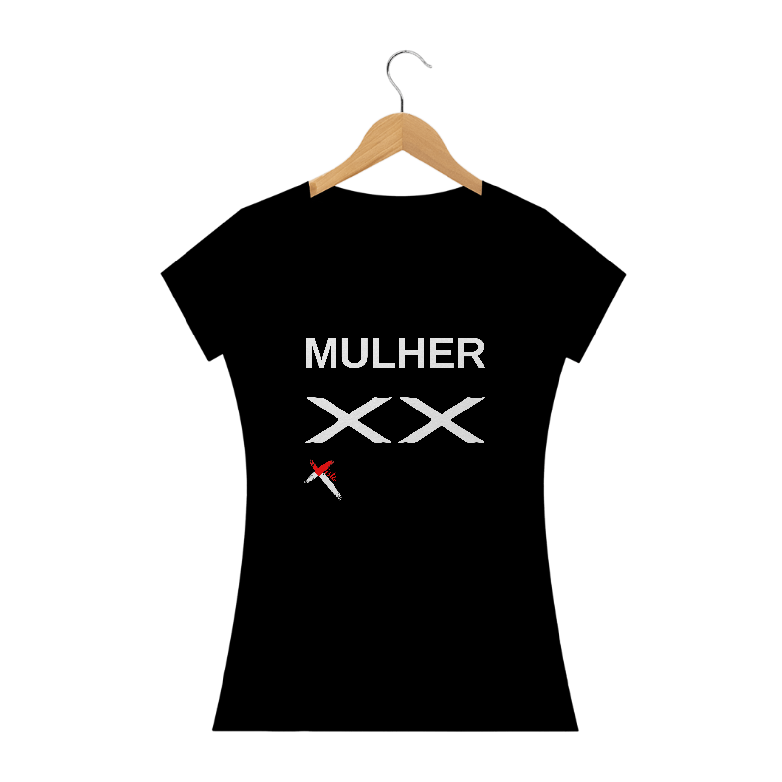 Camisa mulher XX preta