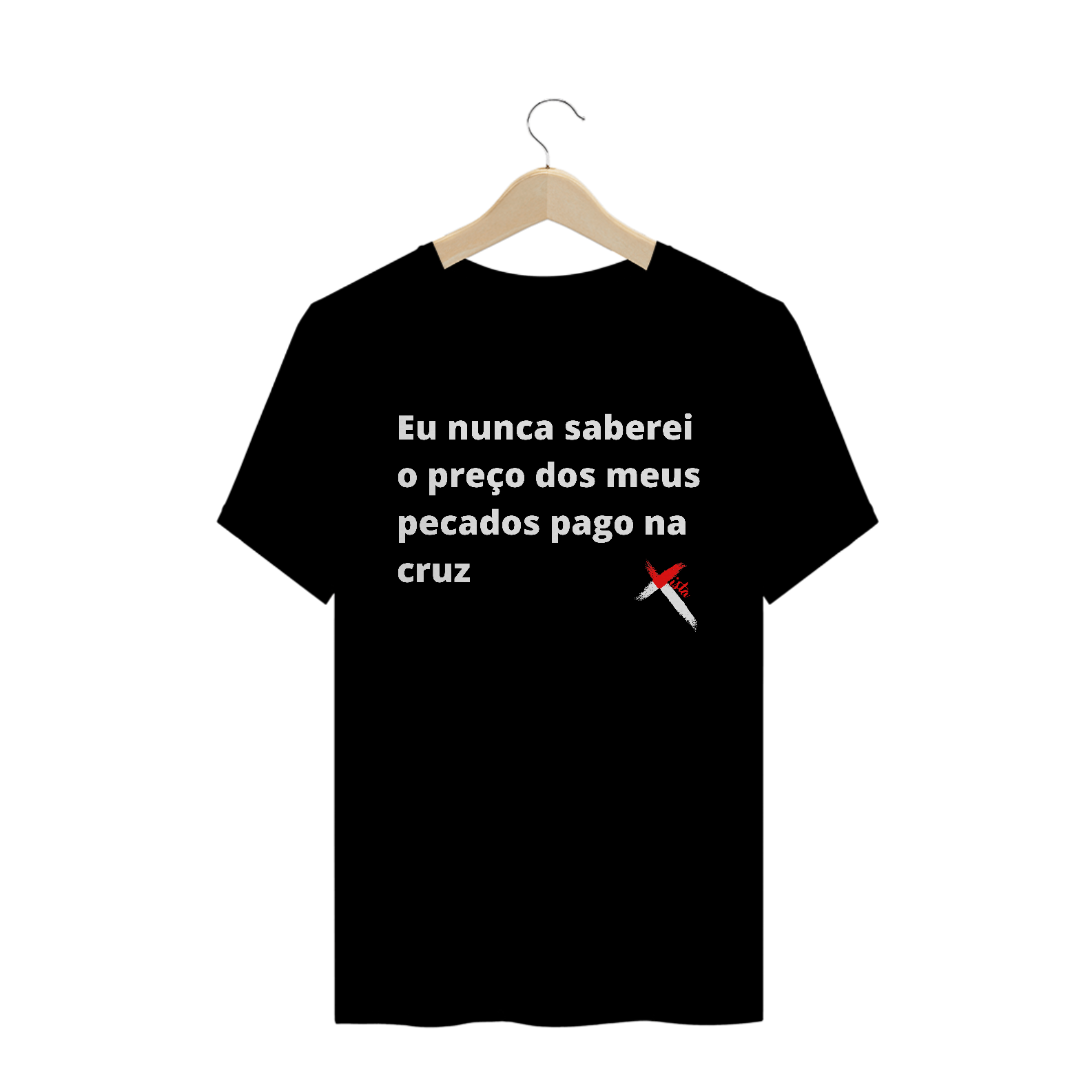 Camisa eu nunca saberei o preço preta