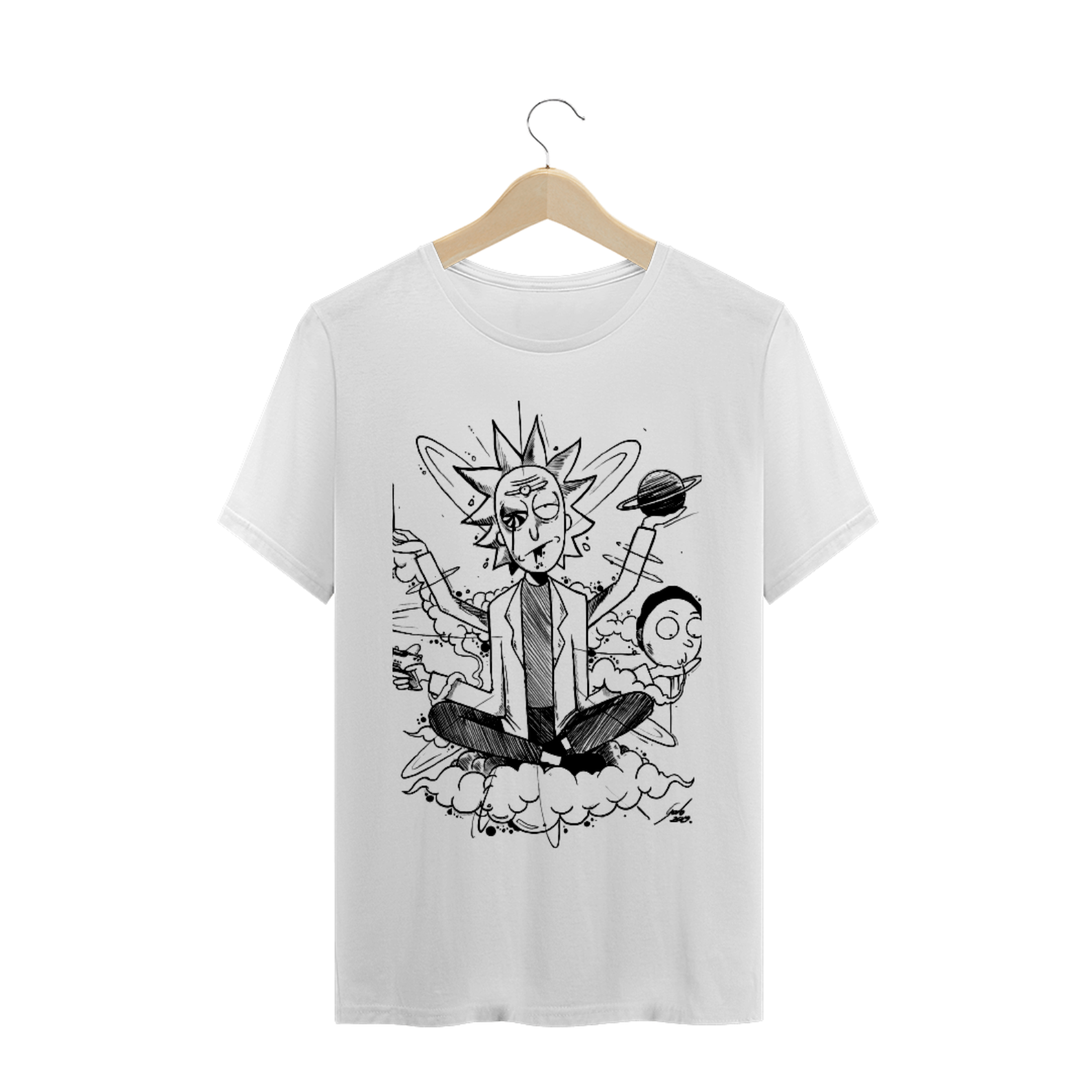Nome do produto  camiseta do Rick and morty