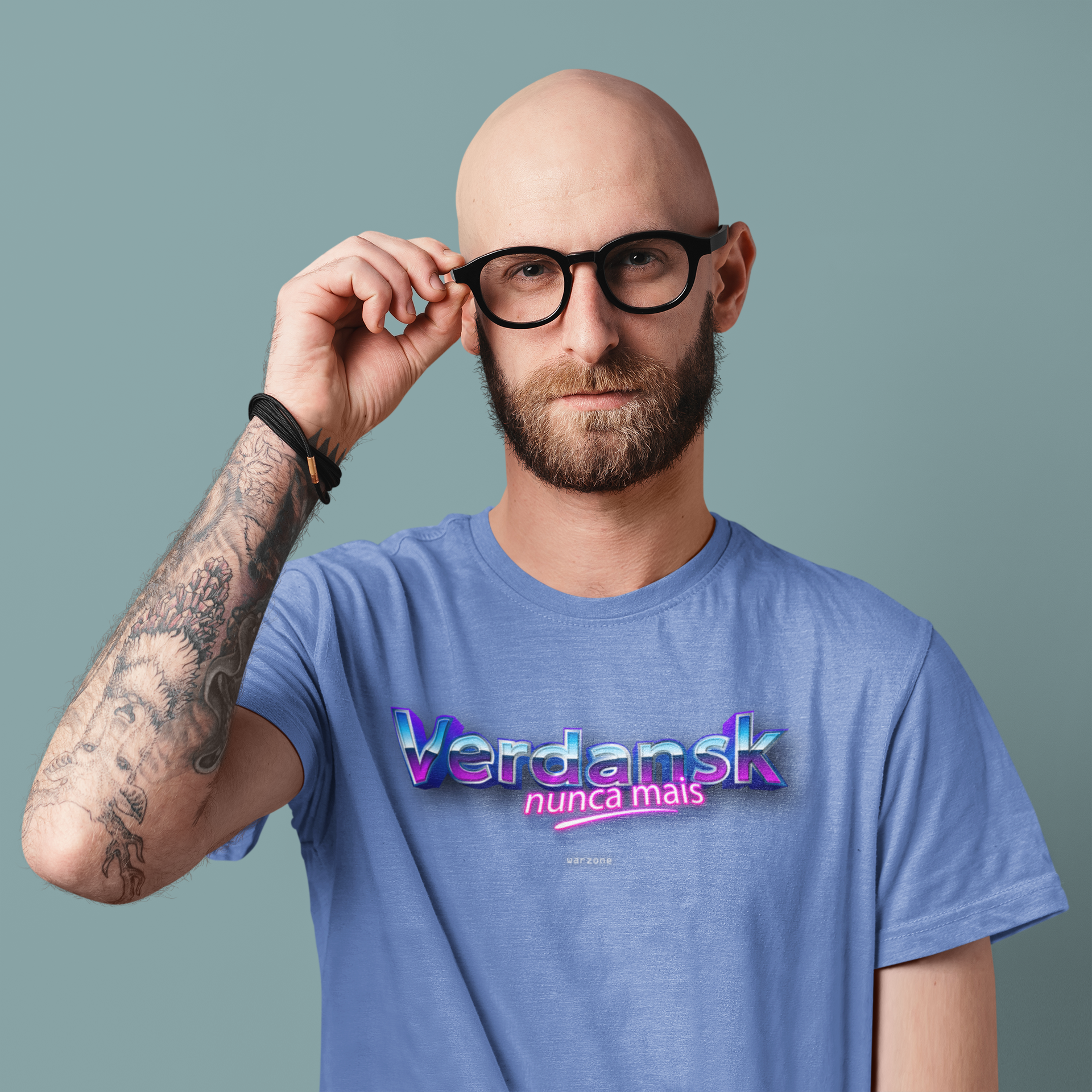 verdasnk nunca mais - Tecido Estonado