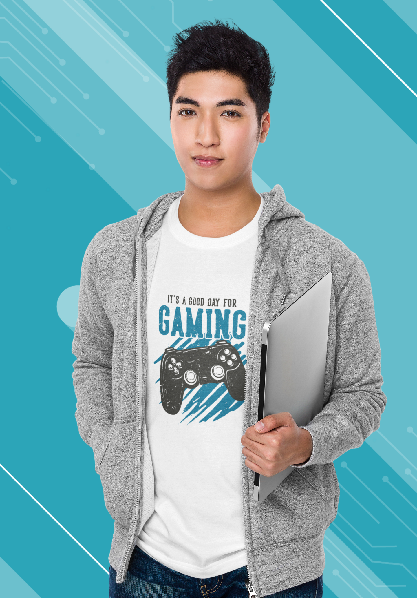 Good day for gaming - TECIDO BRANCO PRIME