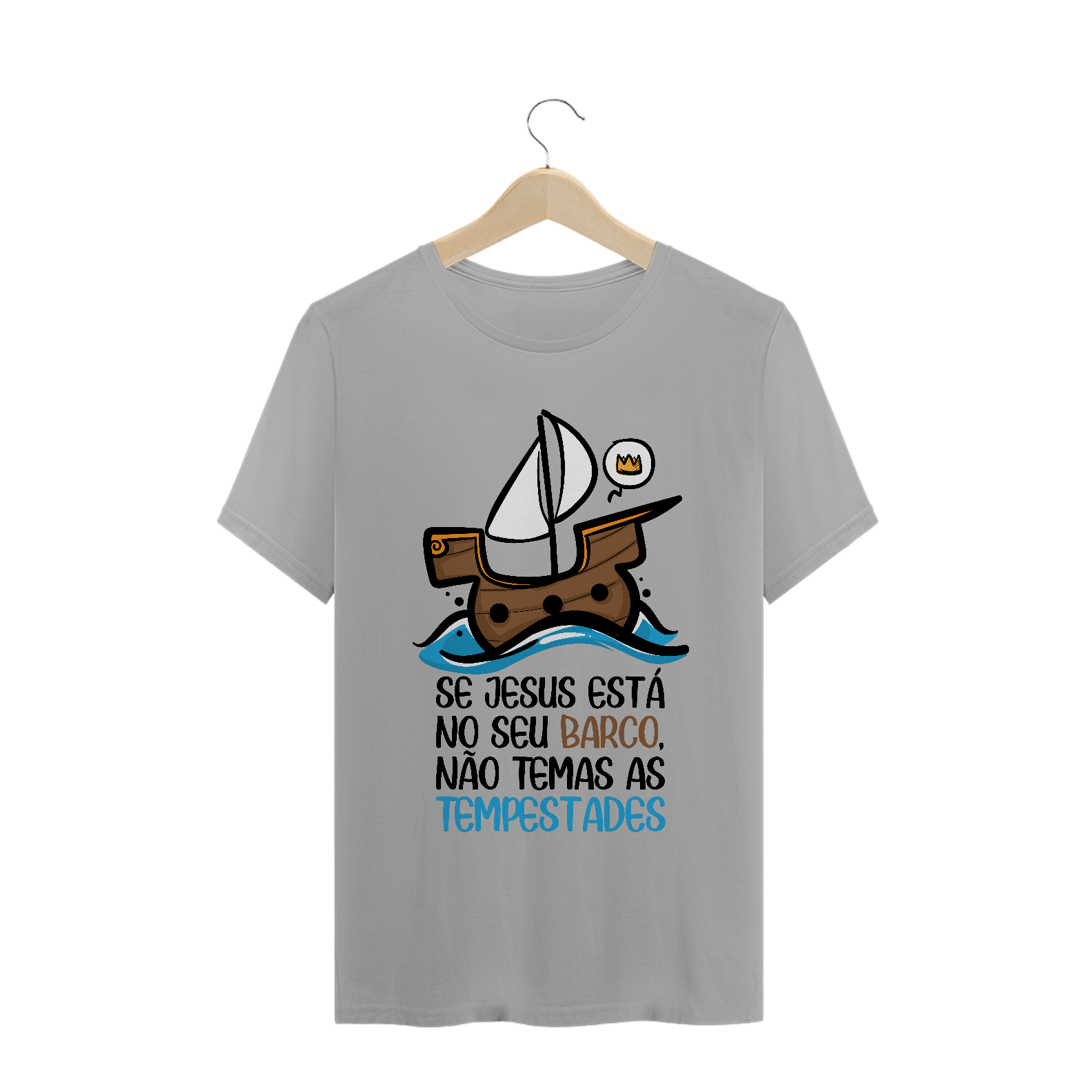 Camisa Jesus no seu Barco