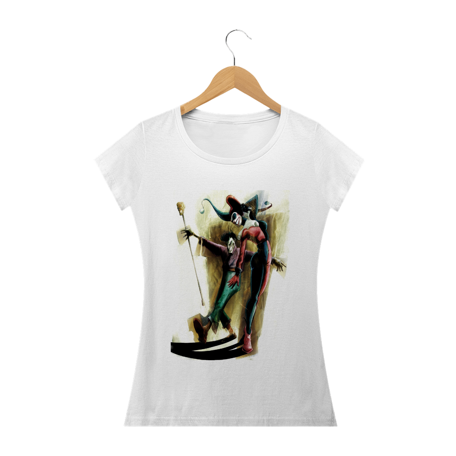 Nome do produto  Camiseta Feminina Harley Quinn & Joker