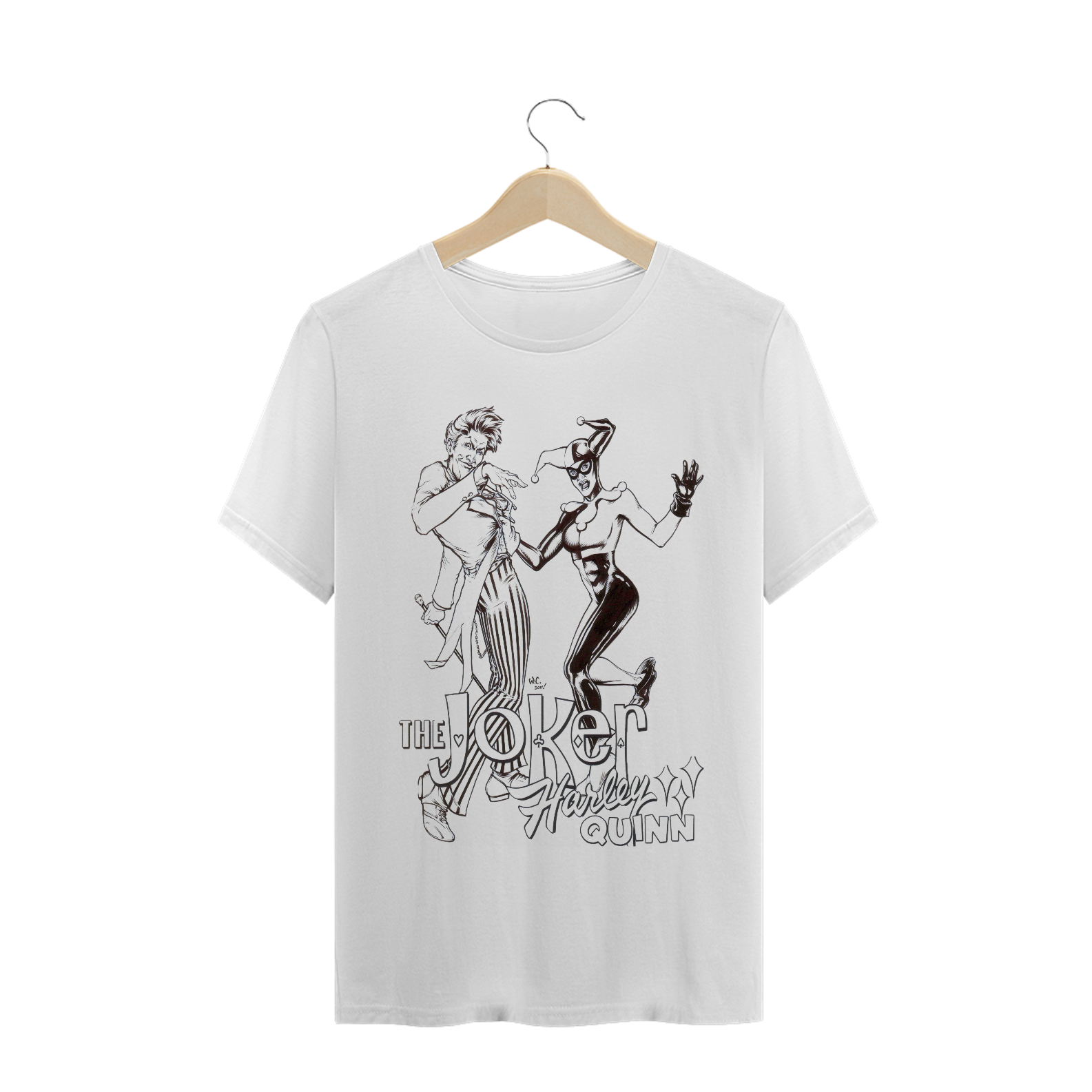 Nome do produto  Camiseta Masculina The Joker Harley Quinn