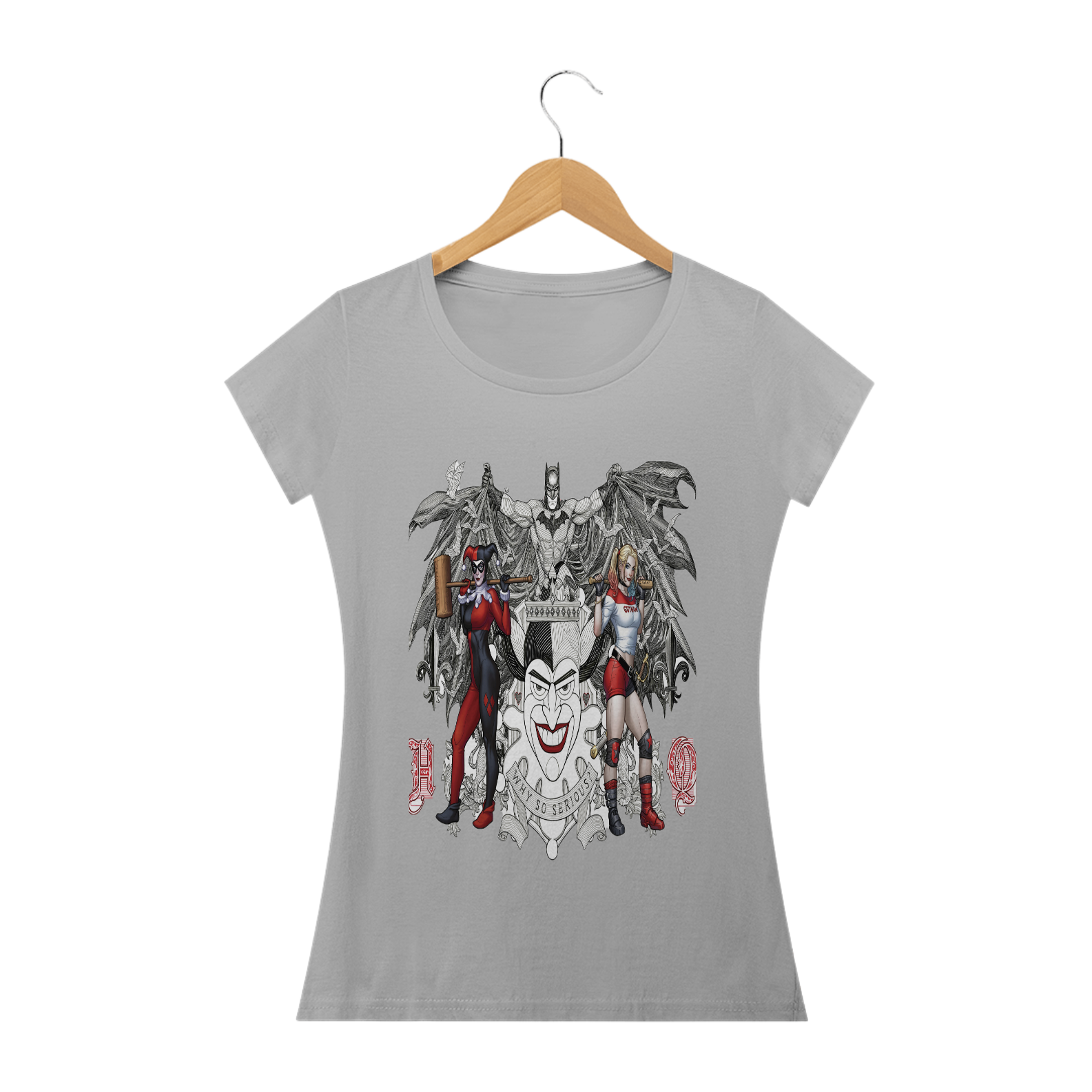 Nome do produto  Camiseta Feminina Harley Quinn
