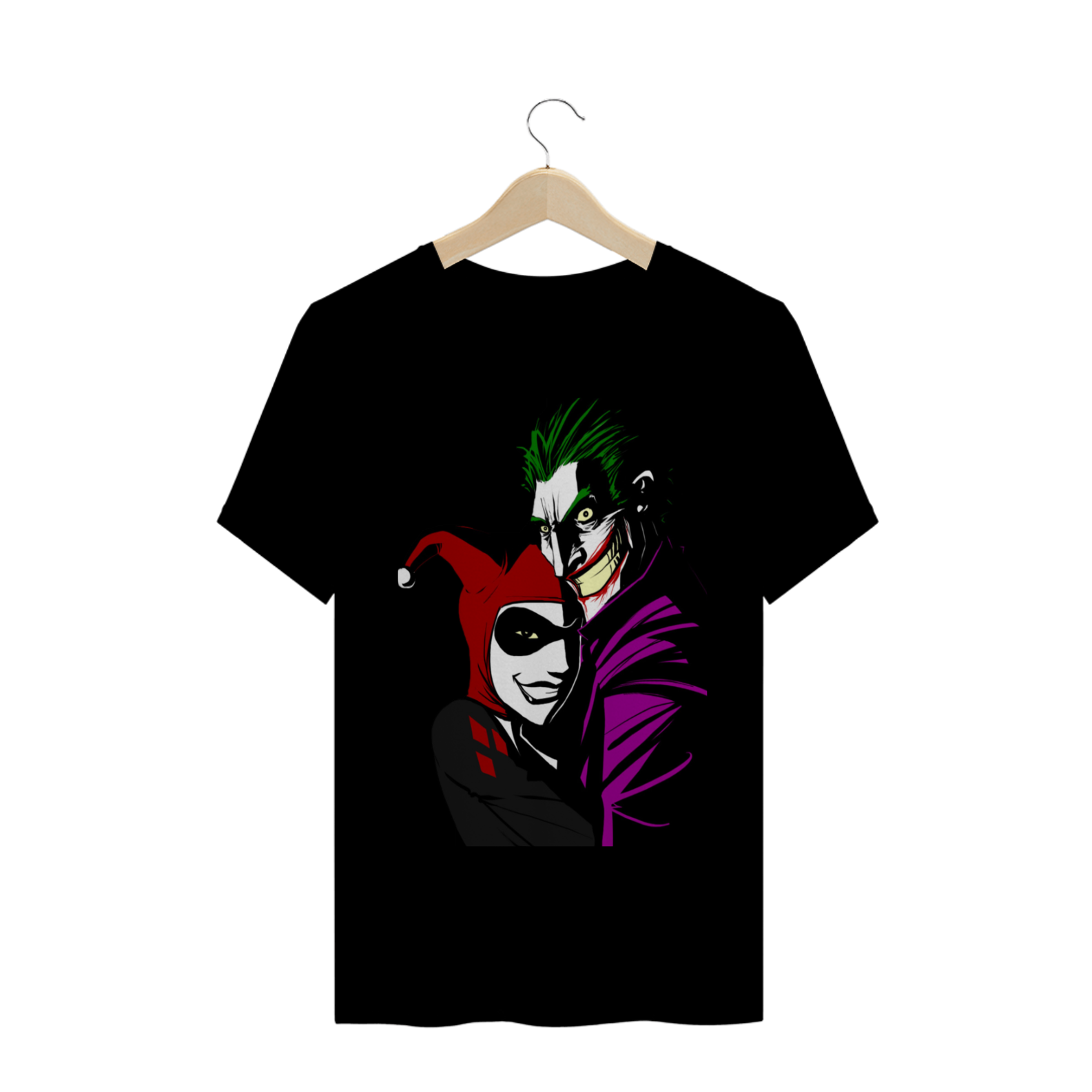 Nome do produto  Camiseta Masculina Harley Quinn & Joker