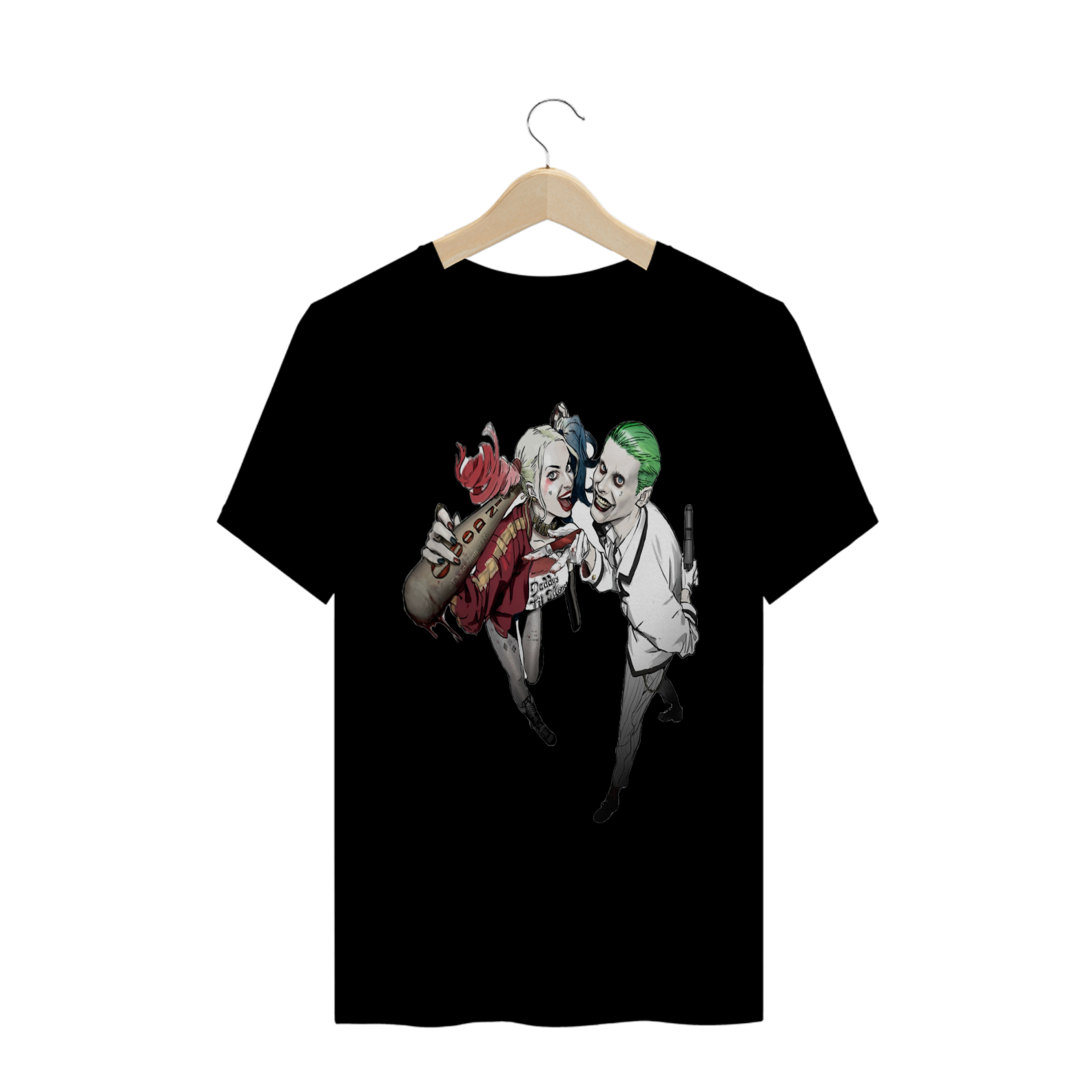 Nome do produto  Camiseta Masculina DC Comics Harley & Joker
