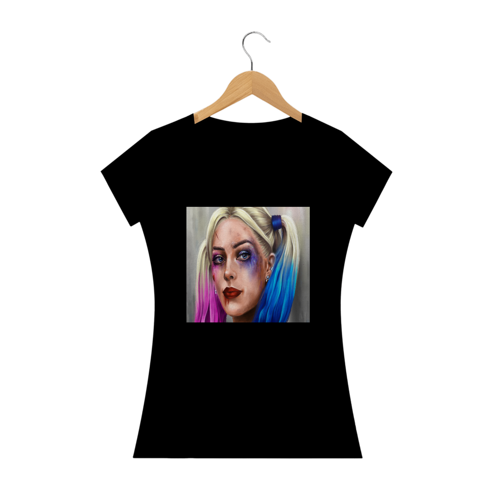 Nome do produto  Camiseta Feminina Harley Quinn