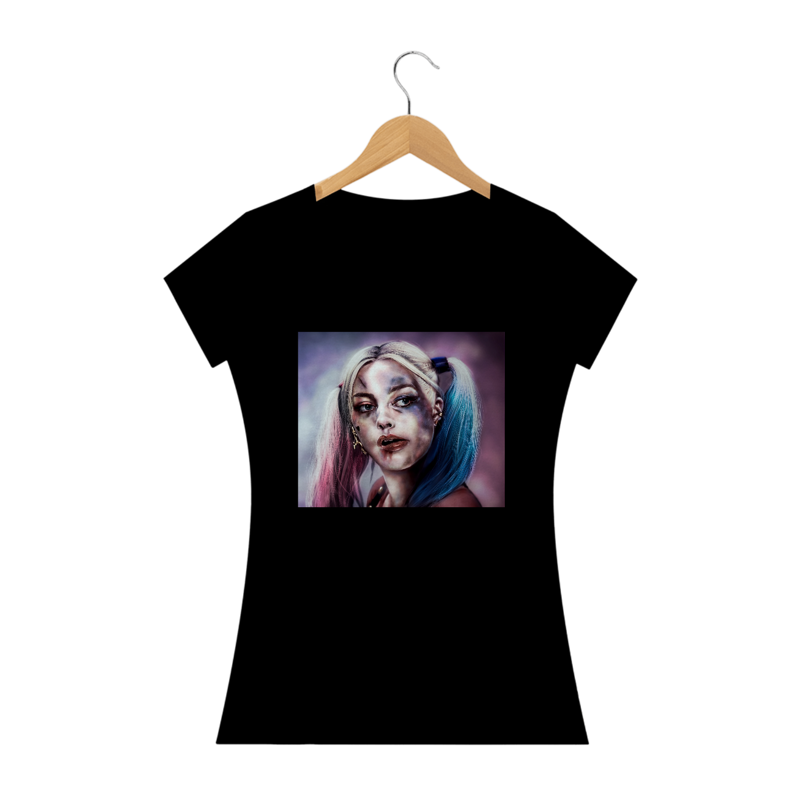 Nome do produto  Camiseta Feminina Harley Quinn