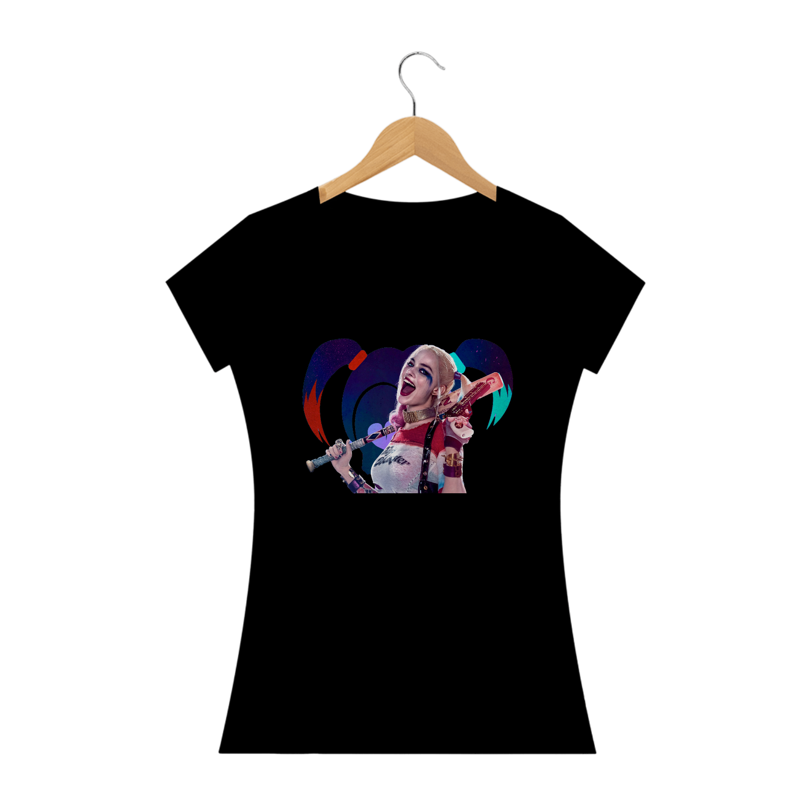 Nome do produto  Camiseta Feminina Harley Quinn