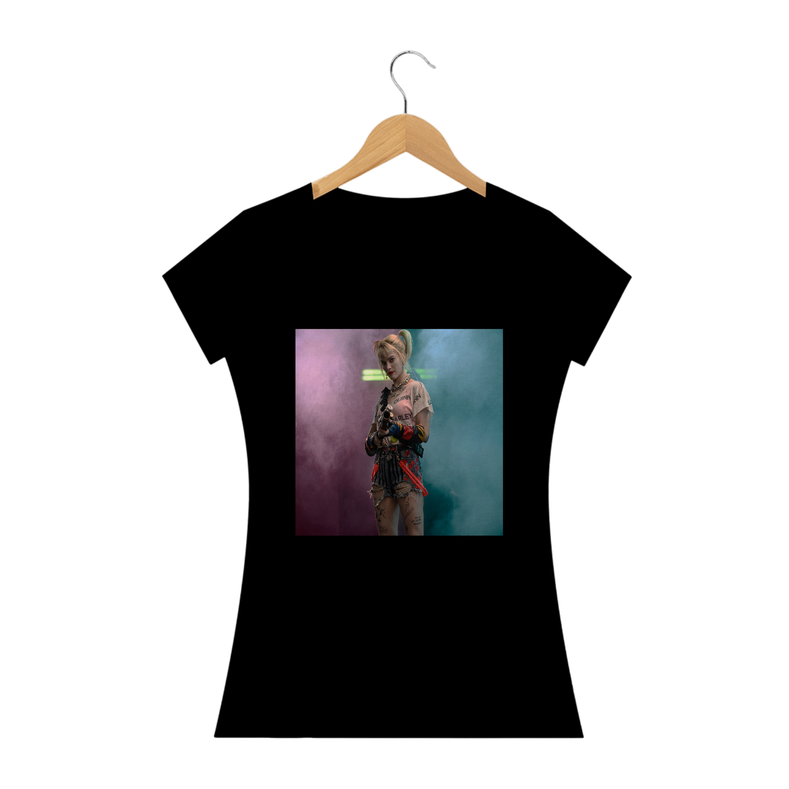 Nome do produto  Camiseta Feminina Harley Quinn