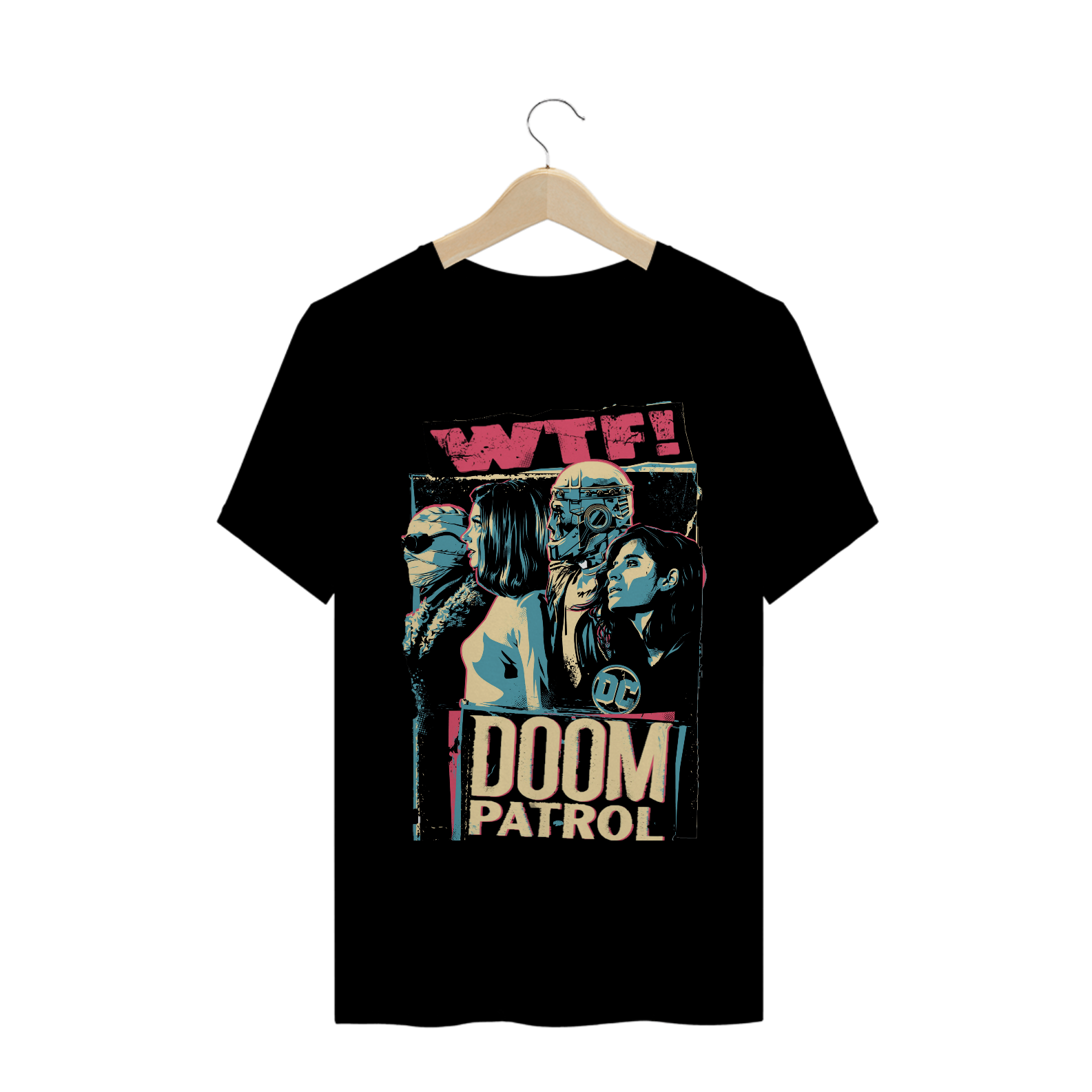 Nome do produto  Camiseta Masculina Doom Patrol