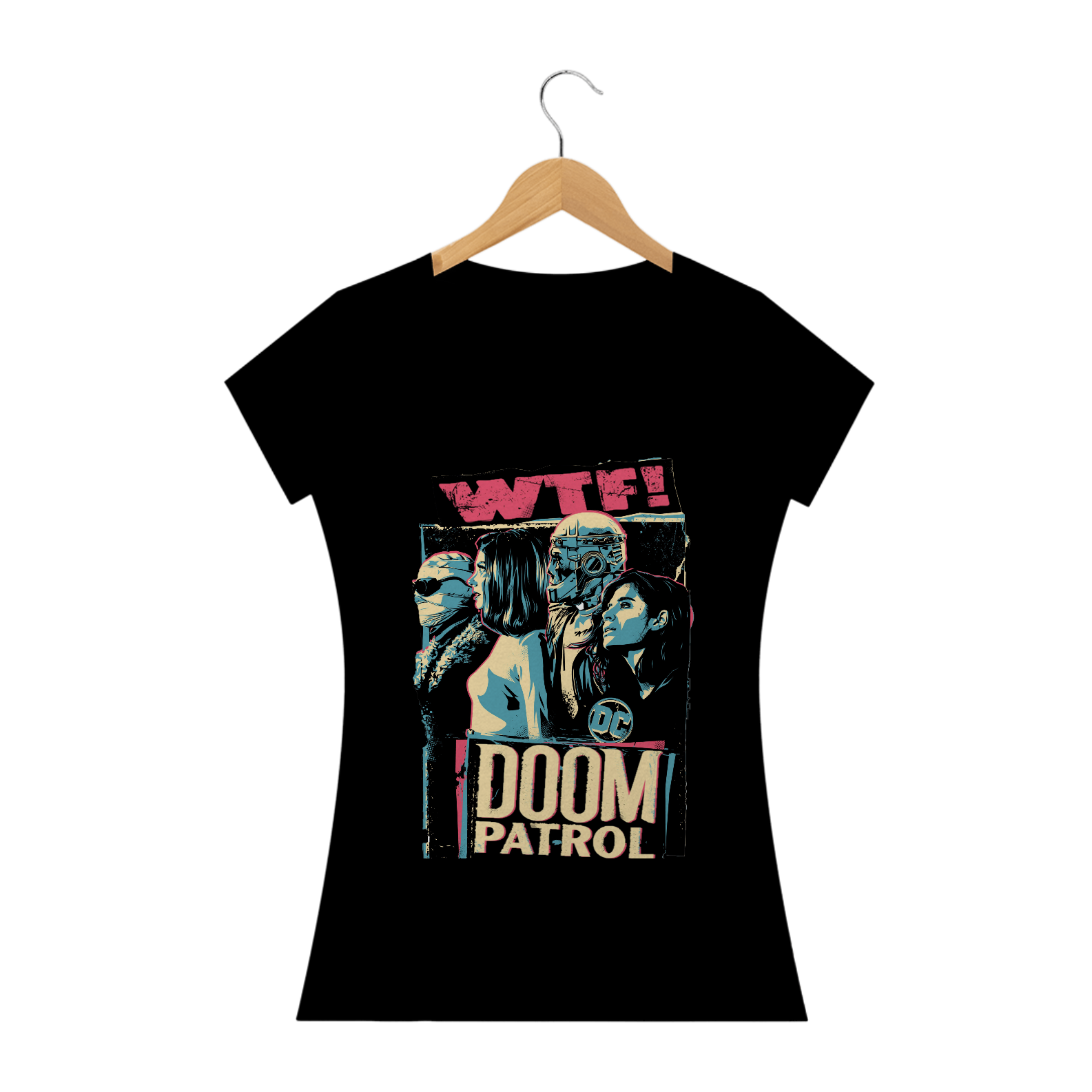 Nome do produto  Camiseta Feminina Doom Patrol