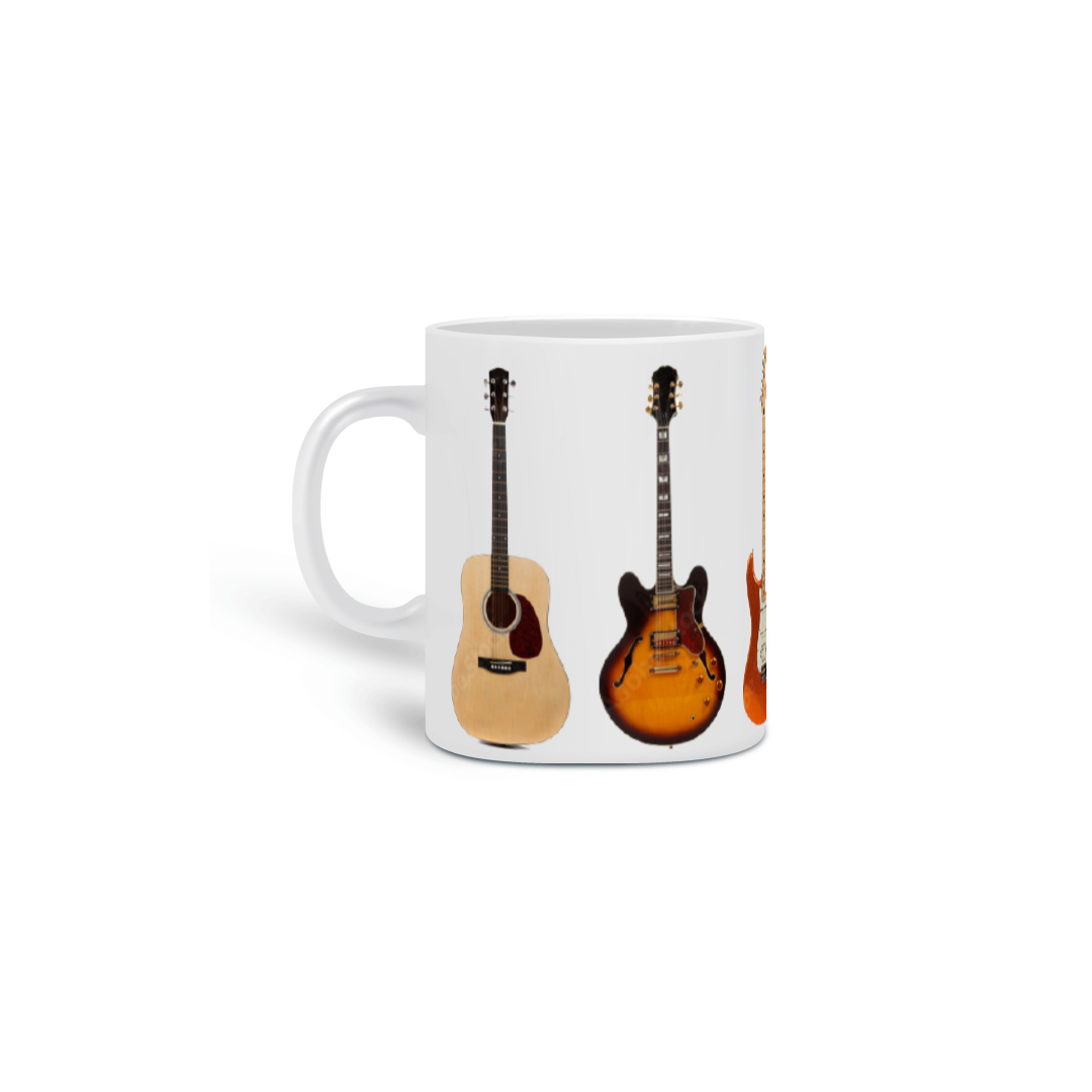 Nome do produto  CANECA VIOLÃO E GUITARRAS