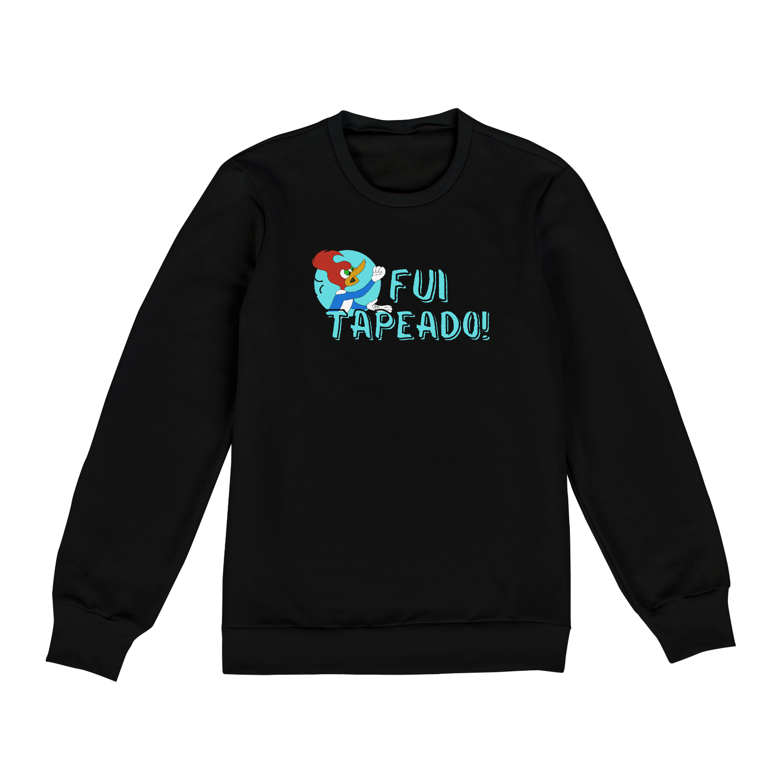 Nome do produto  Moleton Fechado UNISSEX - Fui Tapeaado