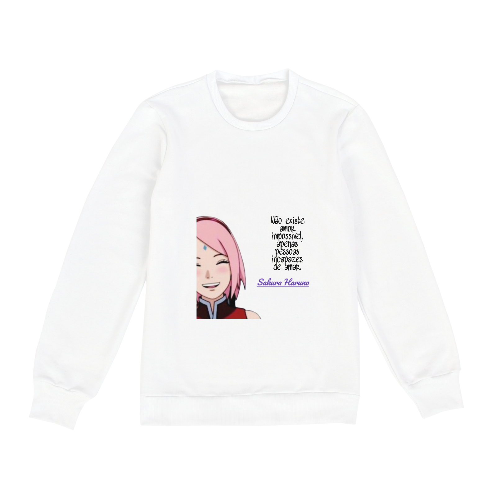 Nome do produto  Sakura Haruno -frase