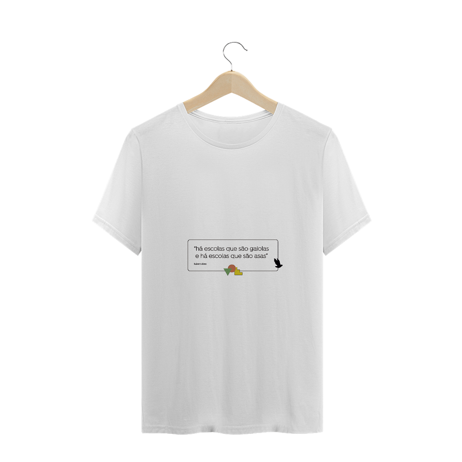 Camiseta Rubem Alves Colorida