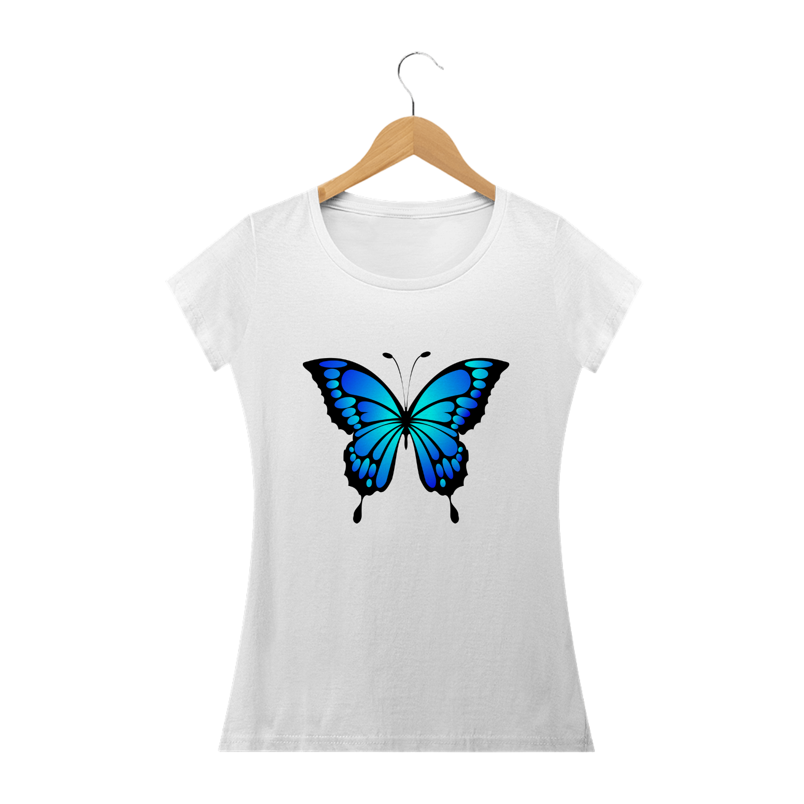 Baby Long Borboleta Azul