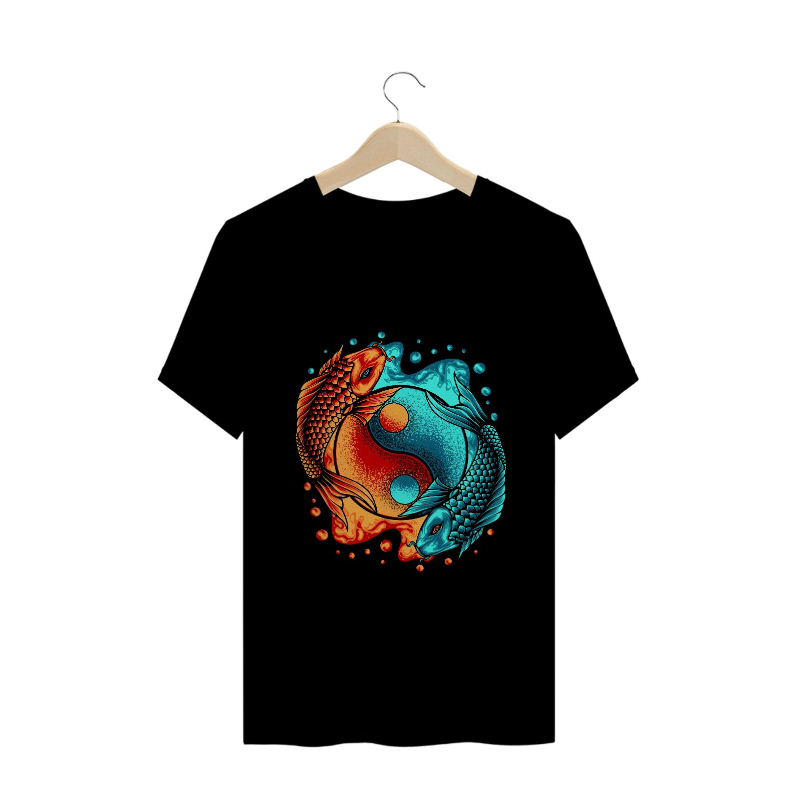 T-Shirt Peixe Yin Yang
