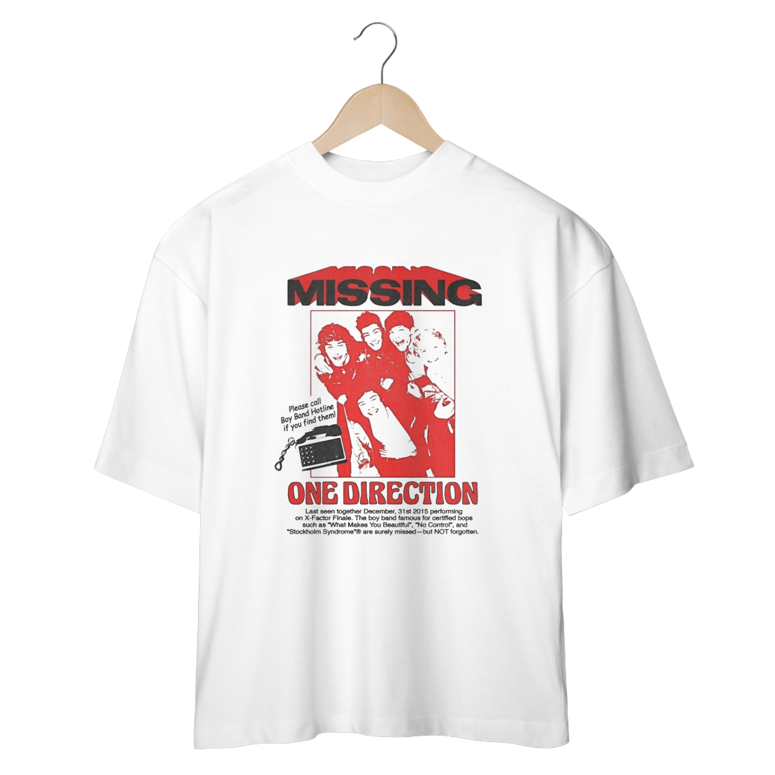 Nome do produto  MISSING ONE DIRECTION OVERSIZED