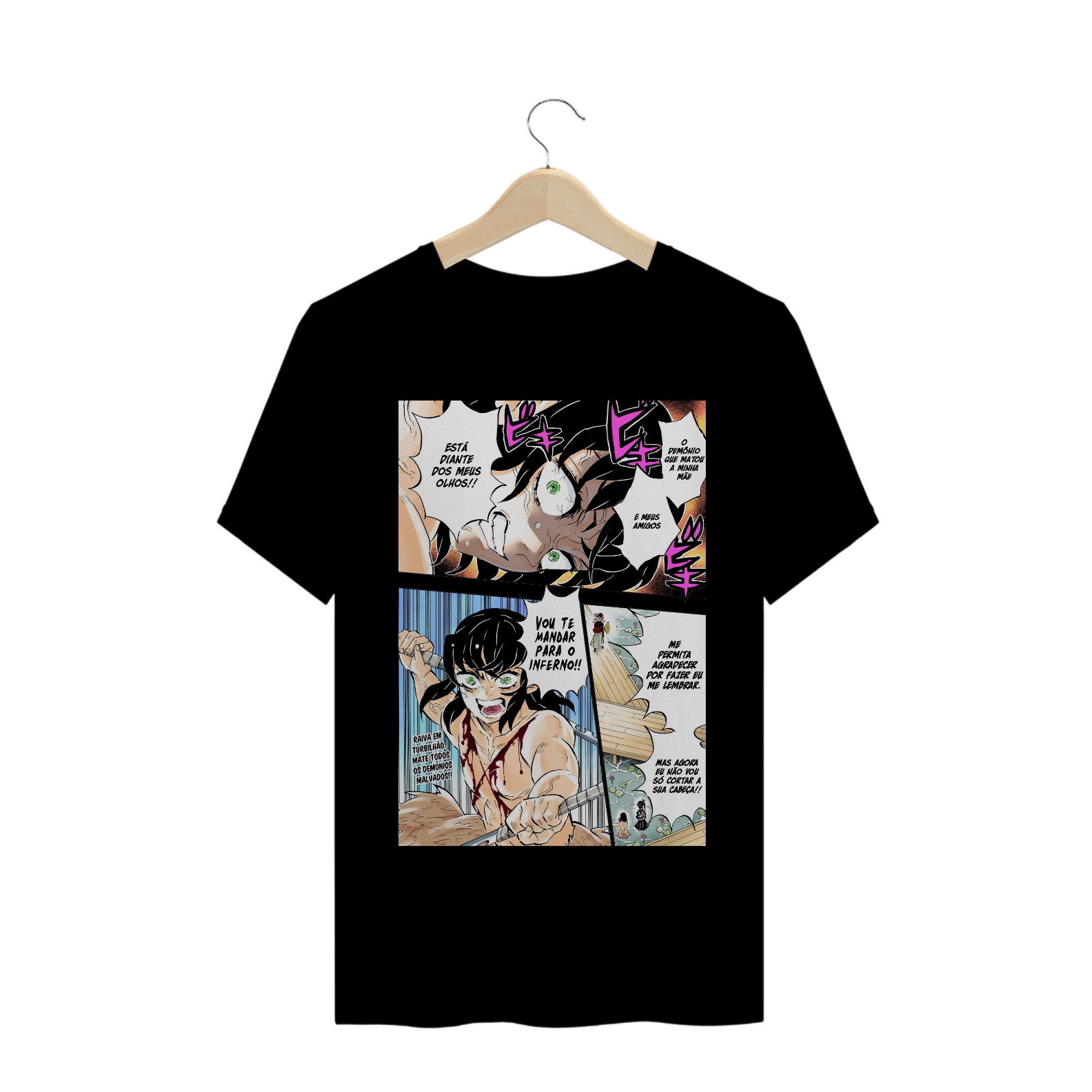 Nome do produto: Inosuke Vs Douma CAMISETA