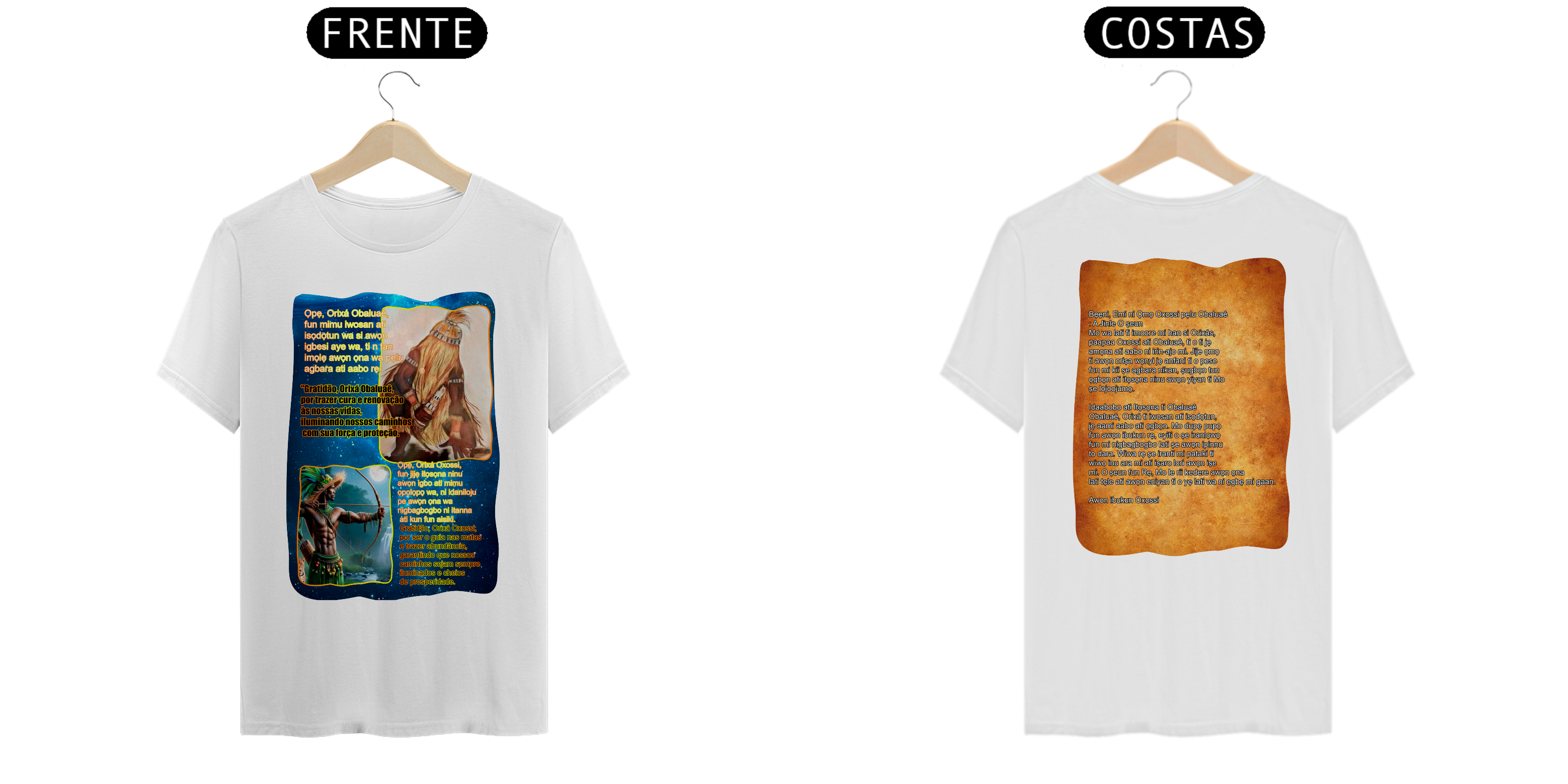 Nome do produto: Sou Filho de Obaluaê e Oxossi