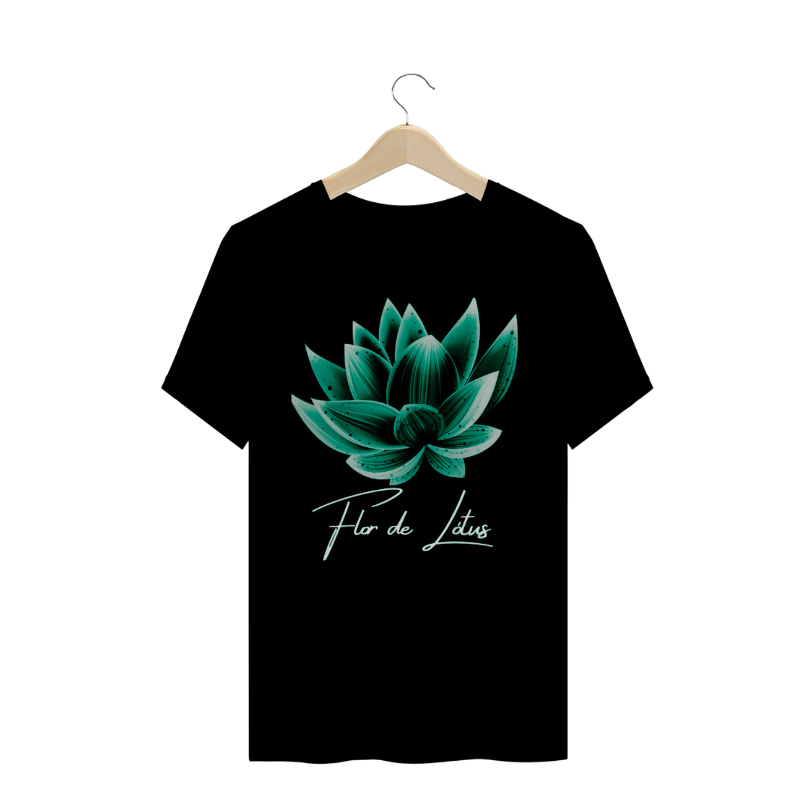 Nome do produto  Camiseta masculina Flor de Lótus