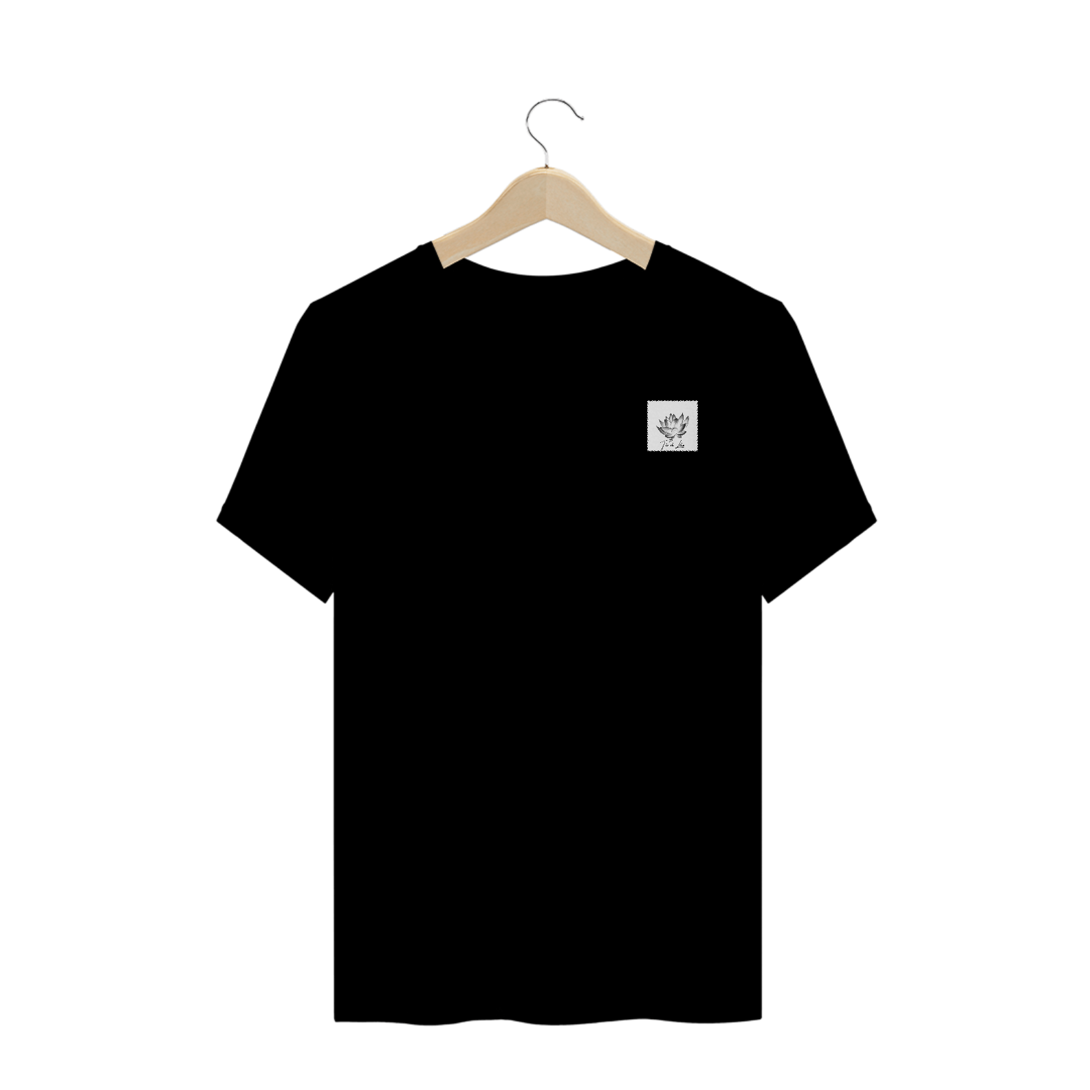 Nome do produto  Camiseta all black Flor de Lótus