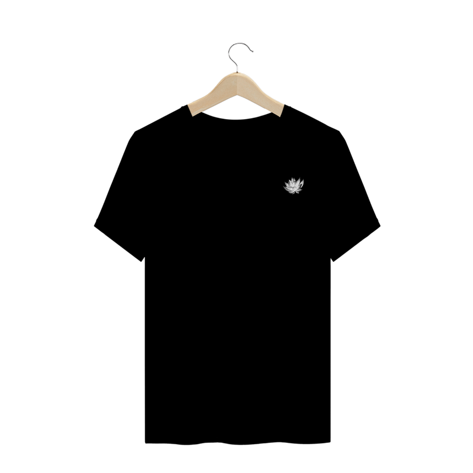 Nome do produto  Camiseta masculina básica Flor de Lótus