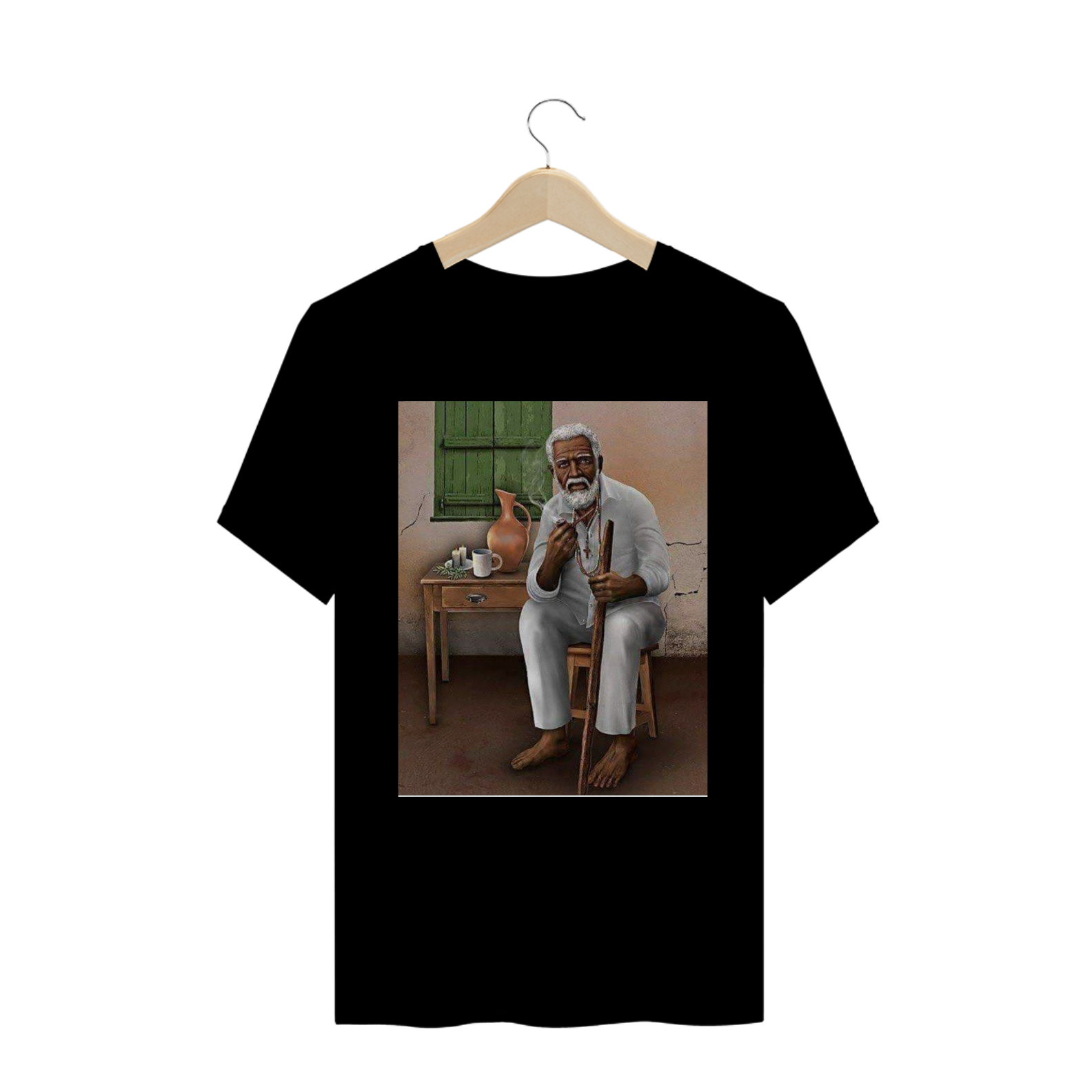 Nome do produto  Camisa preto velho 